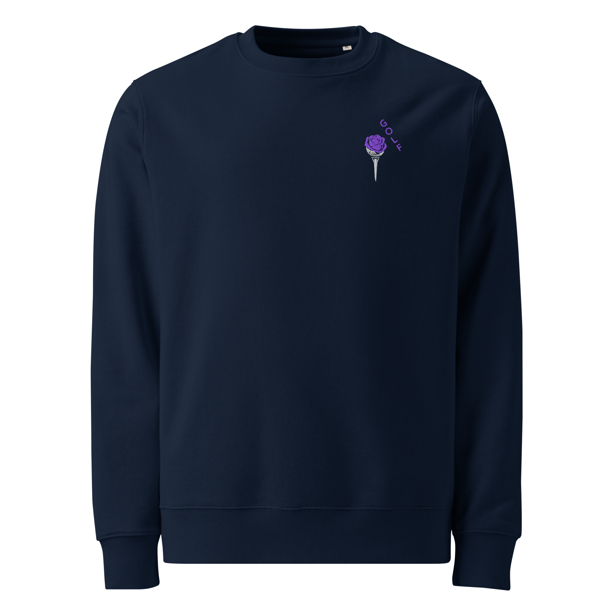 unisex-organic-changer-2.0-sweatshirt-french-navy-front-6a0386213e5a8.png