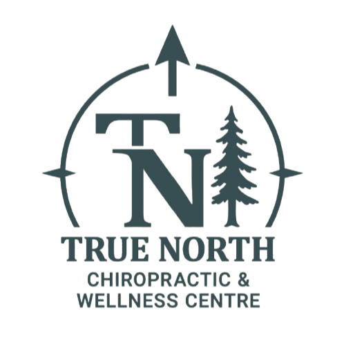 Logo for True North Chiropractic & Wellness Centre. YXE Chiropractic, Saskatoon Chiropractor, Chiro near me, Evergreen Chiropractor, Aspen Ridge Chiropractor, Saskatoon Massage, Massage near me, Evergreen Massage, Aspen Ridge Massage