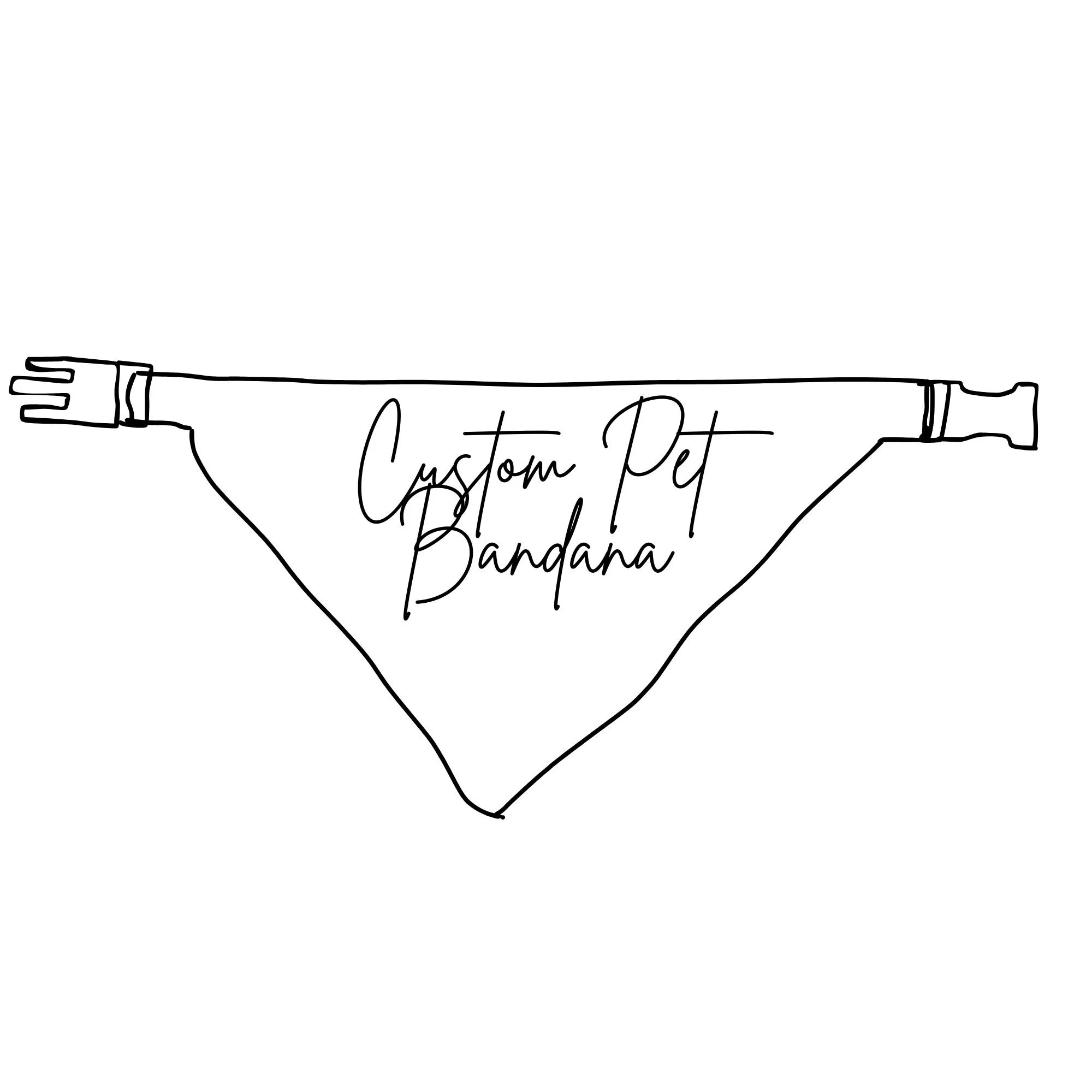Custom Pet Bandana