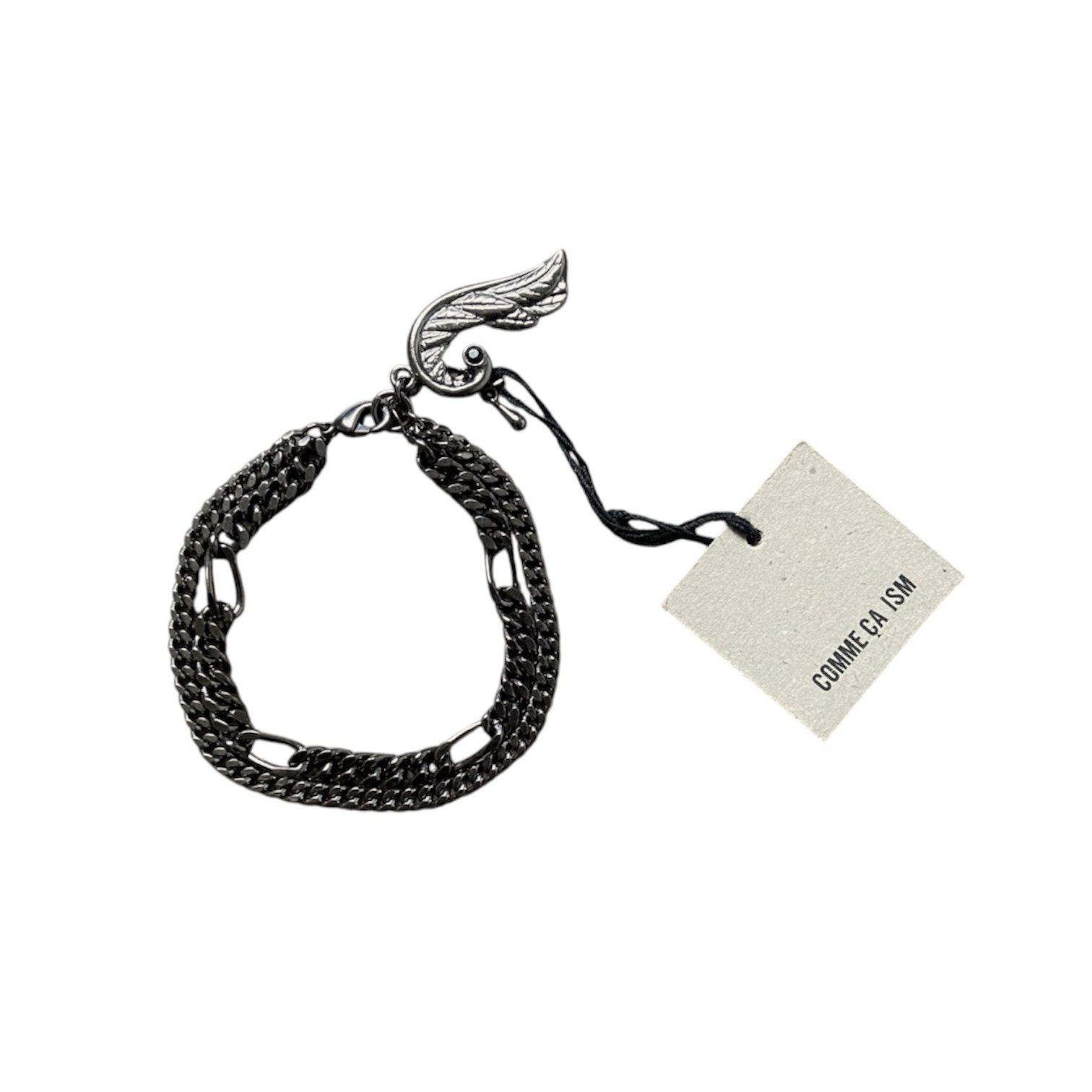 COMME CA ISM 2- Row Baroque Charm Bracelet