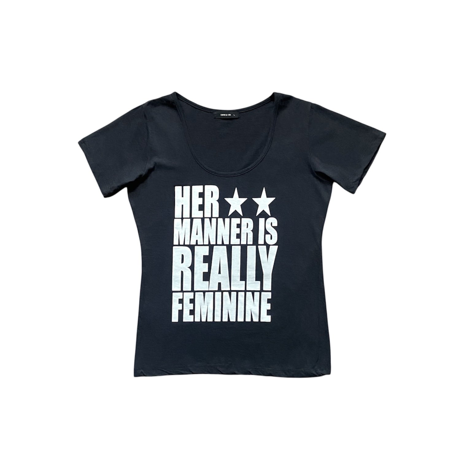 "Her Manner Is Really Feminine" tee