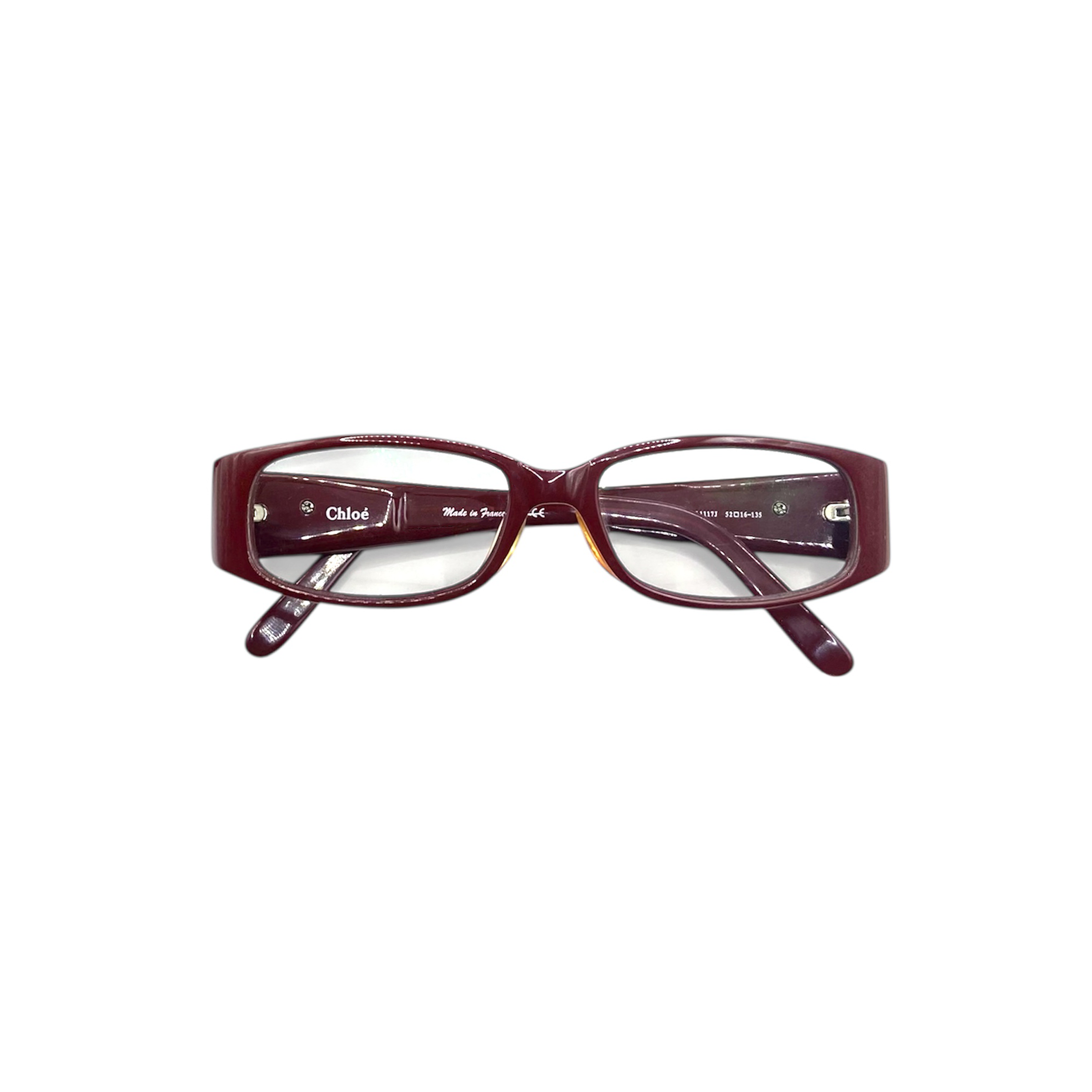 Chloe vintage burgundy reader glasses
