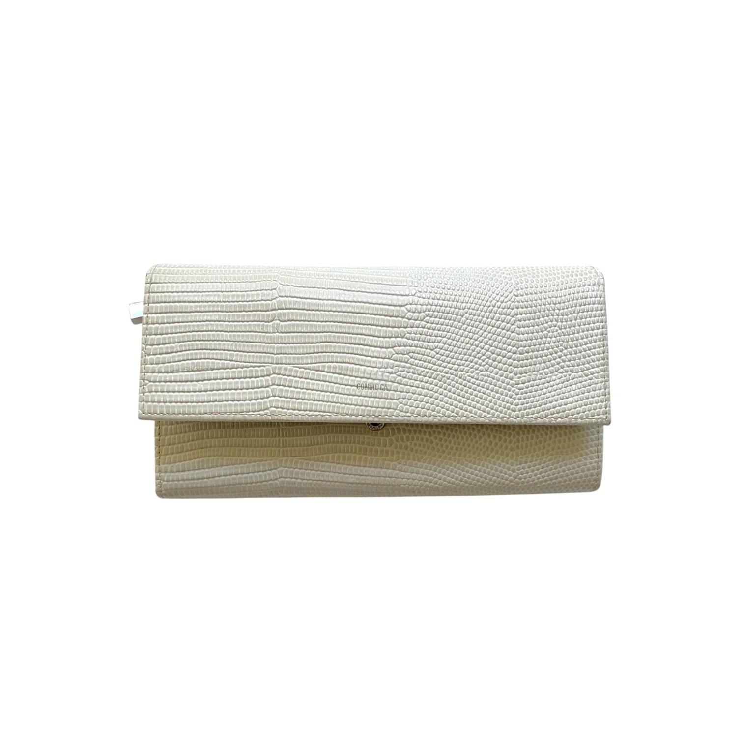 COMME CA ISM python leather wallet