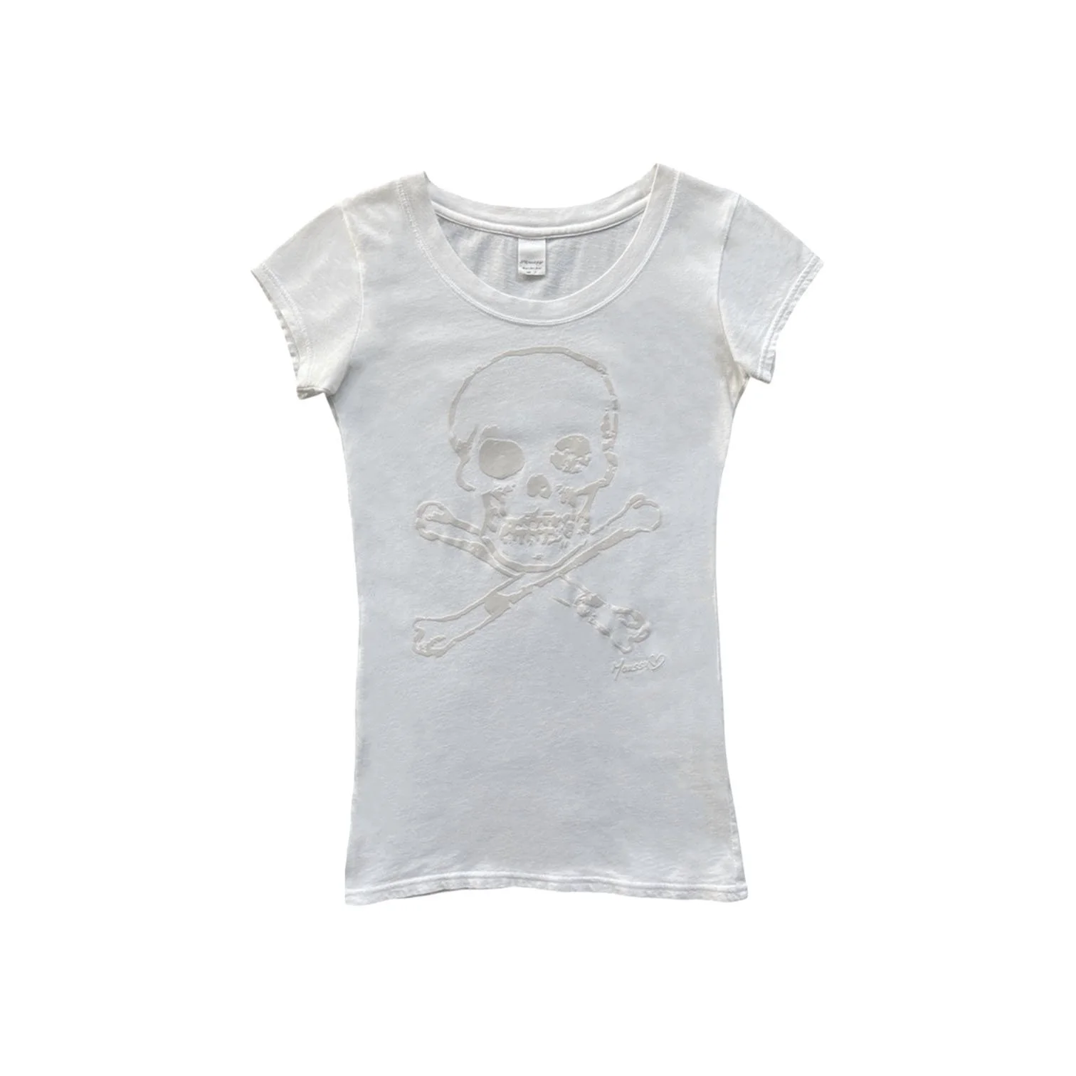 Japanese brand Moussy "skull & bones" tee