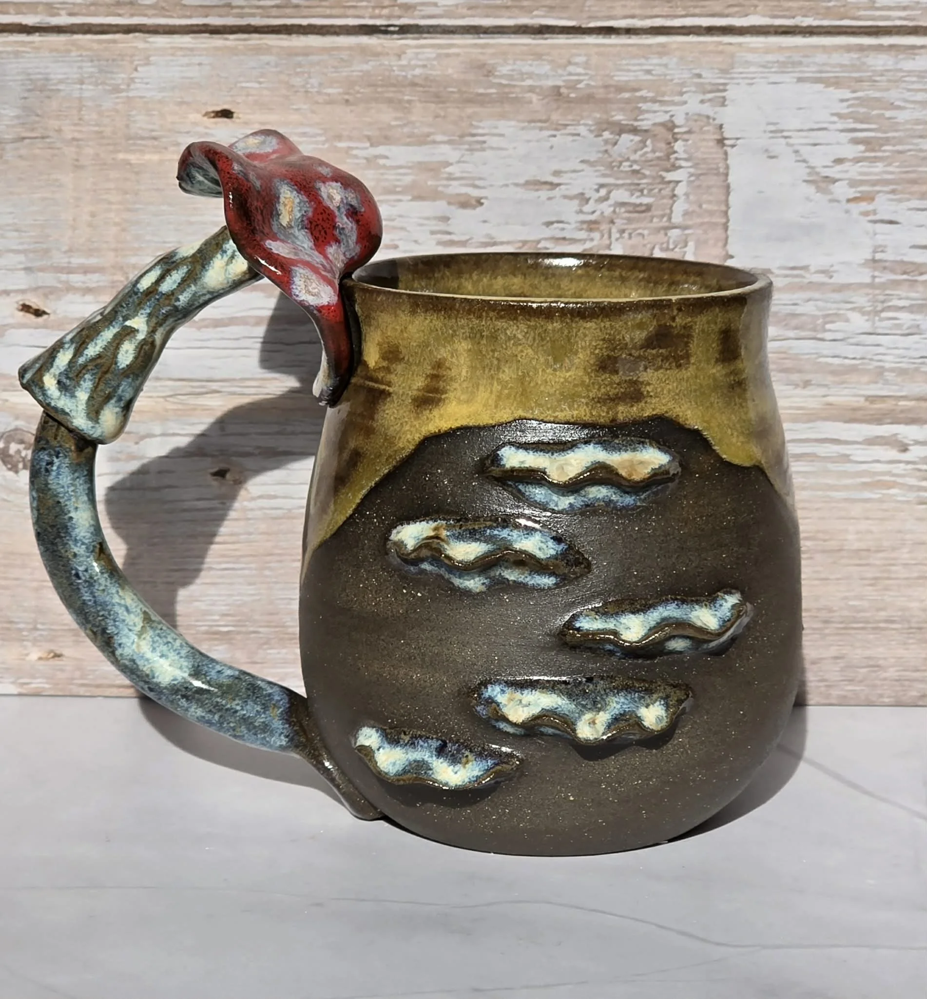 Mushroom Mug, Yellow