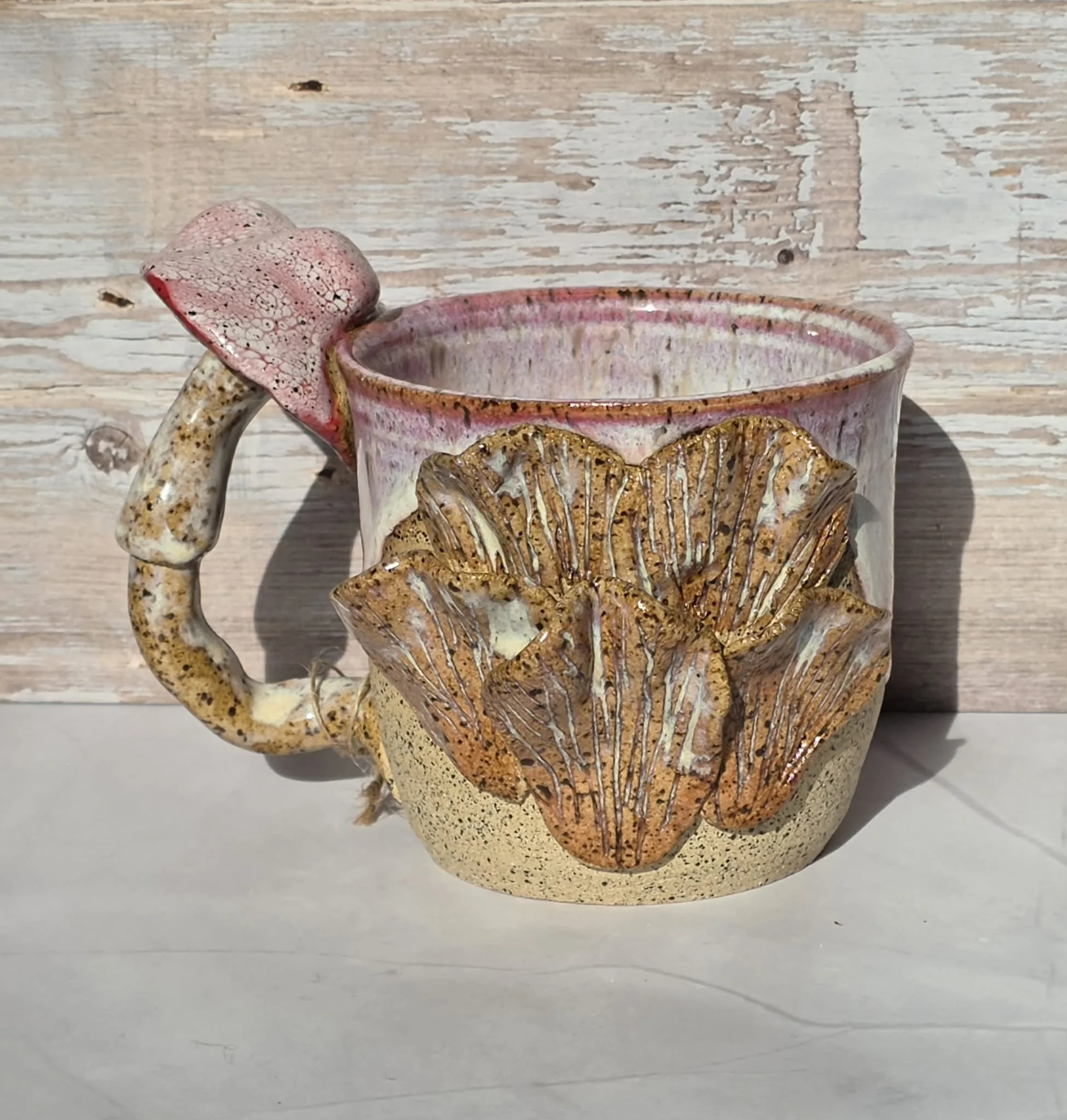 Mushroom Mug, Pink