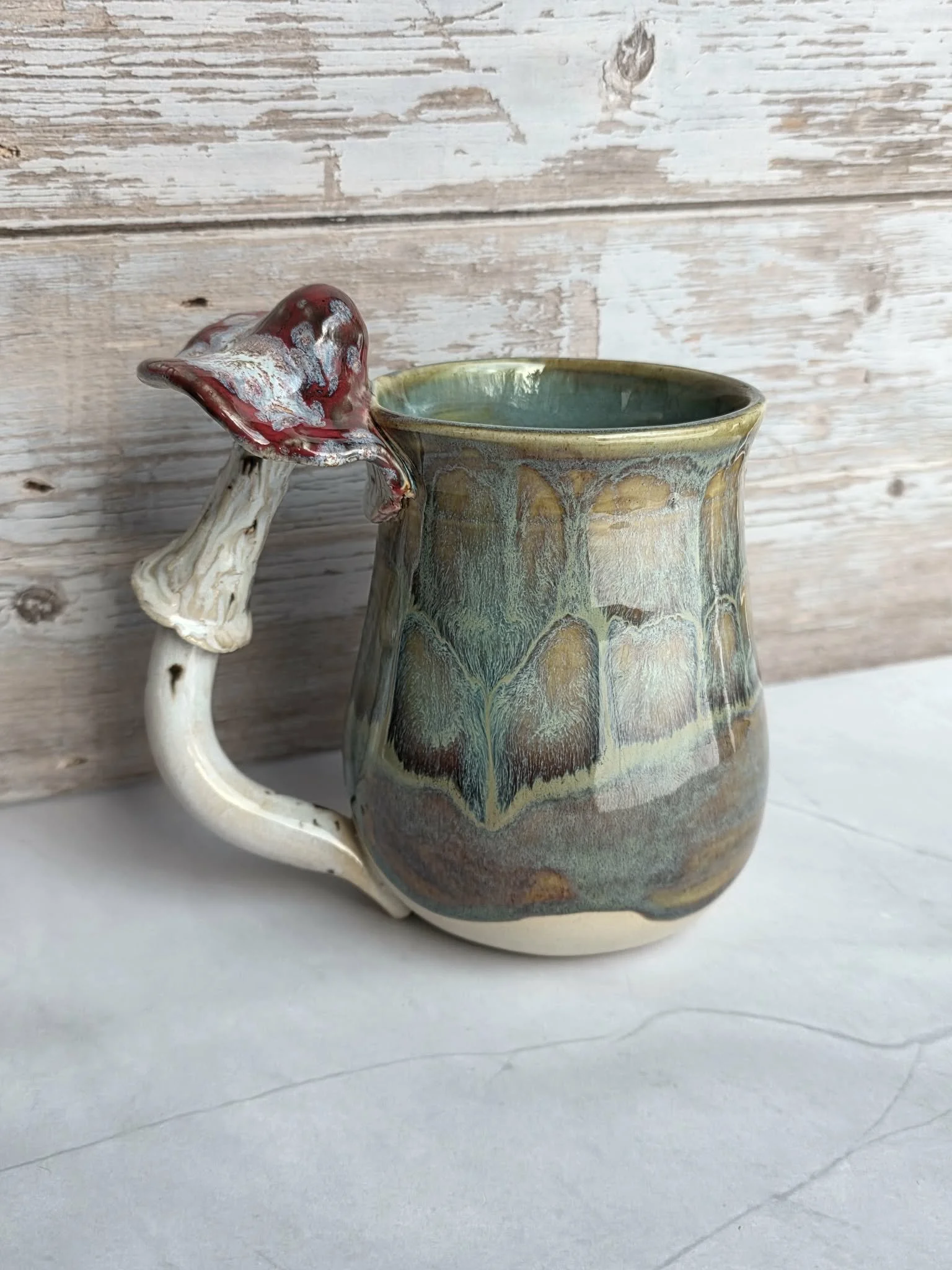 Mushroom Mug Green
