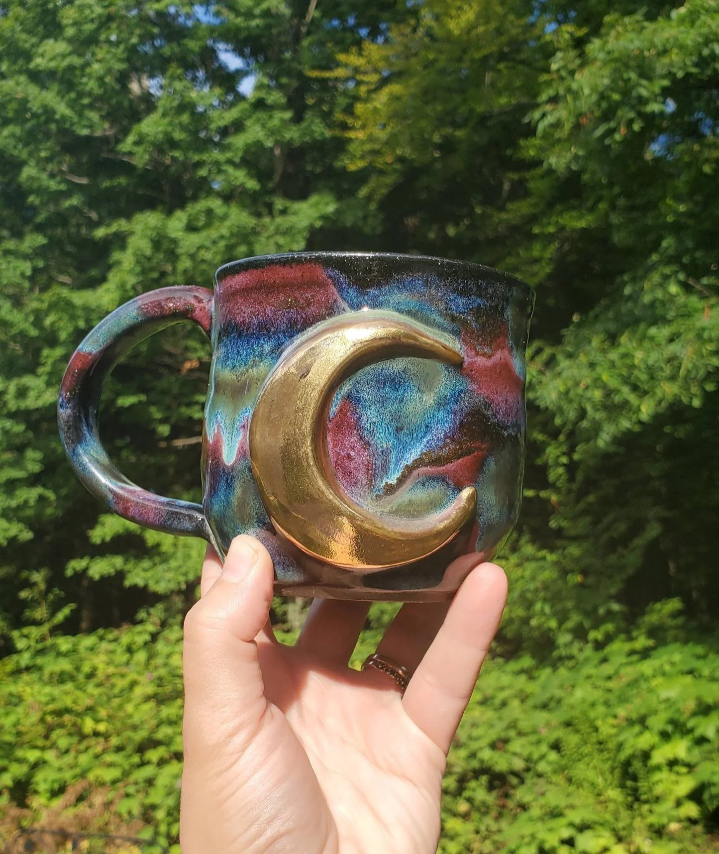 Pre-Order, Northern Lights Moon Mug
