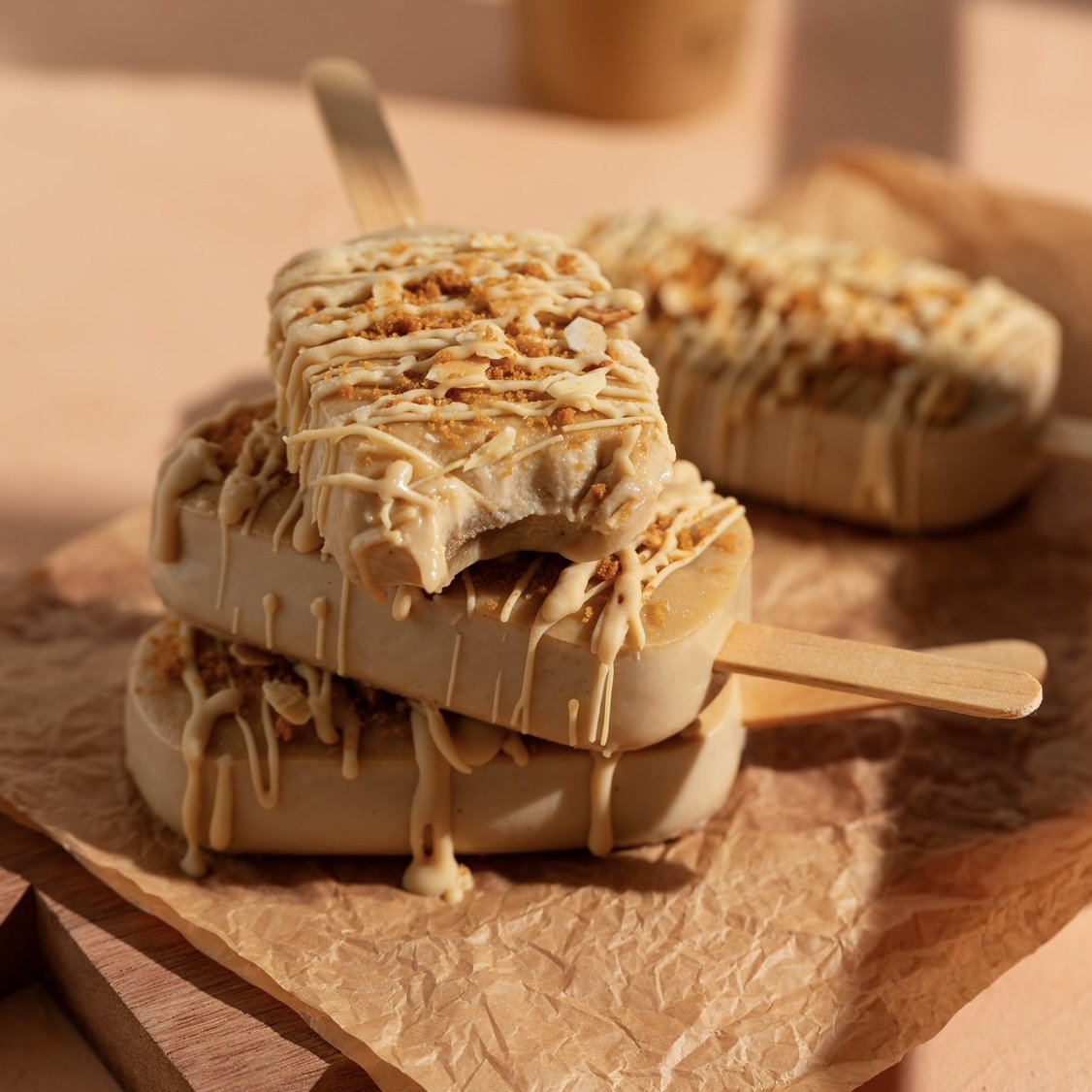 Picolé de Doce de Leite Vegano