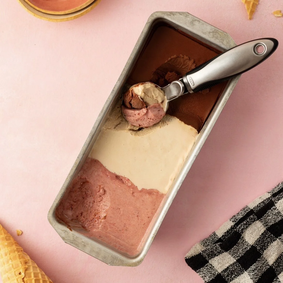 Sorvete Napolitano Vegano