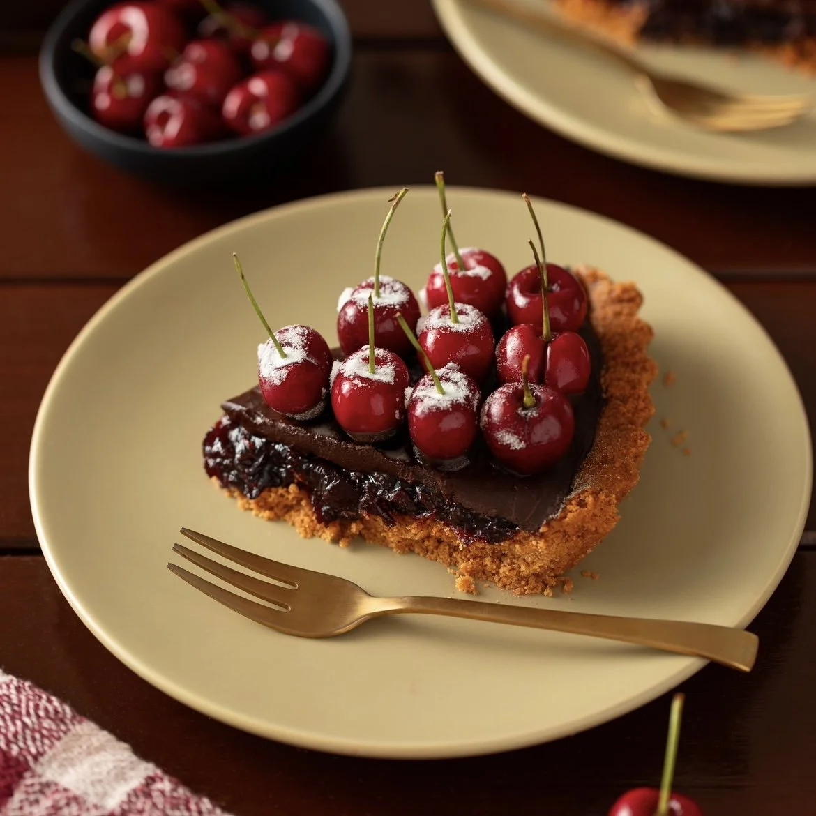 Torta Floresta Negra Vegana