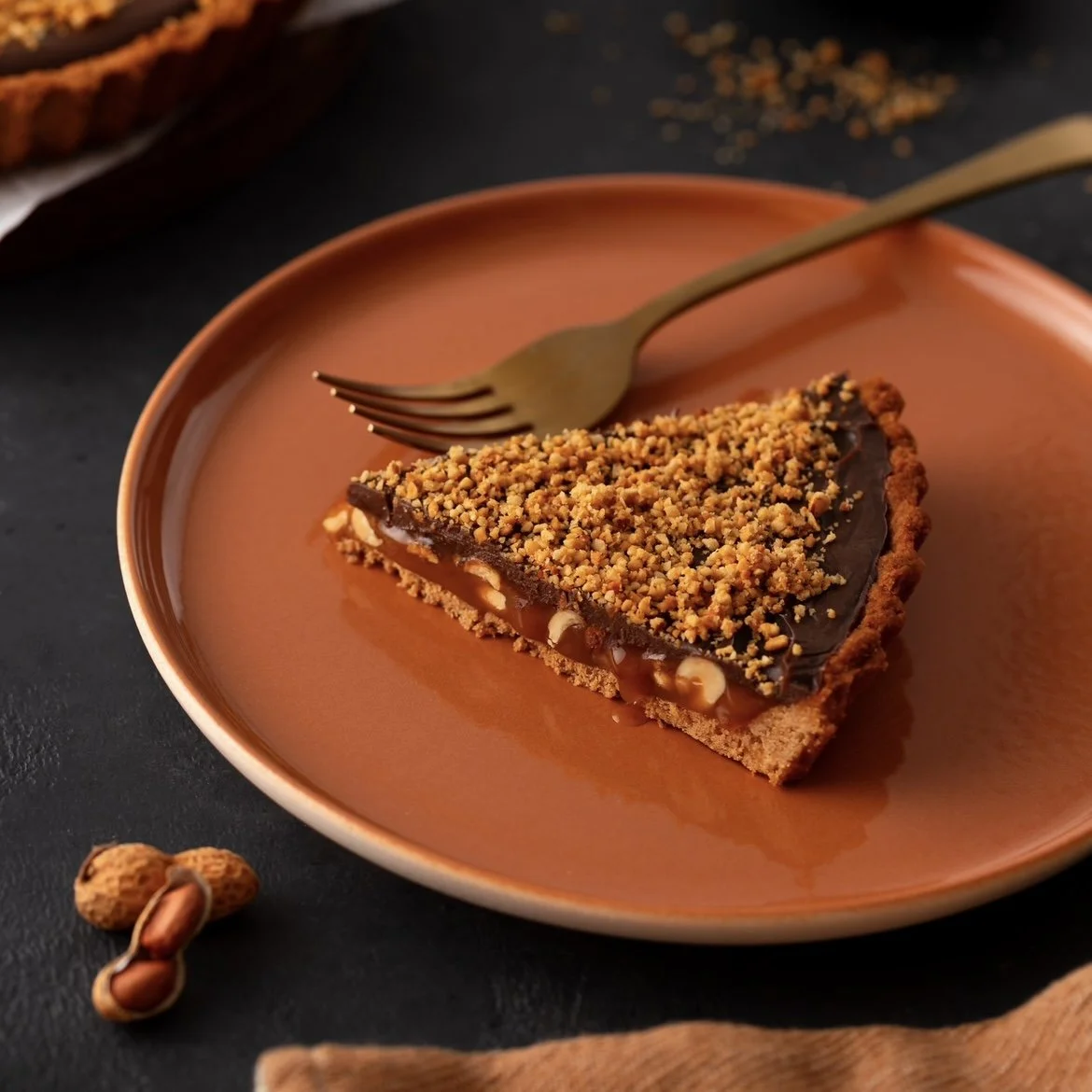 Torta Snickers Vegana
