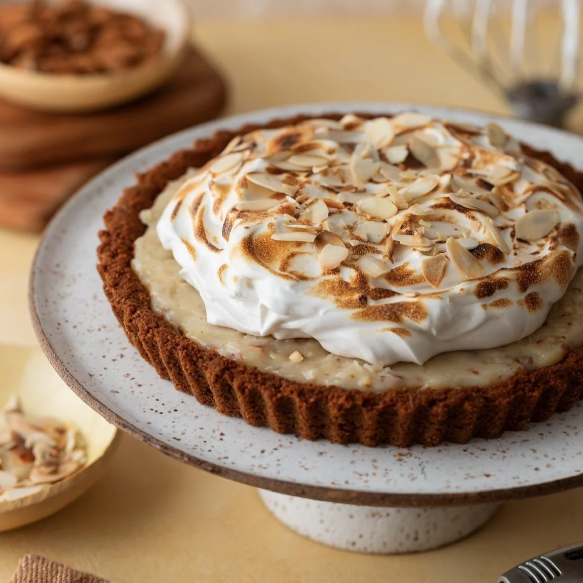 Torta de Coco com Amêndoas