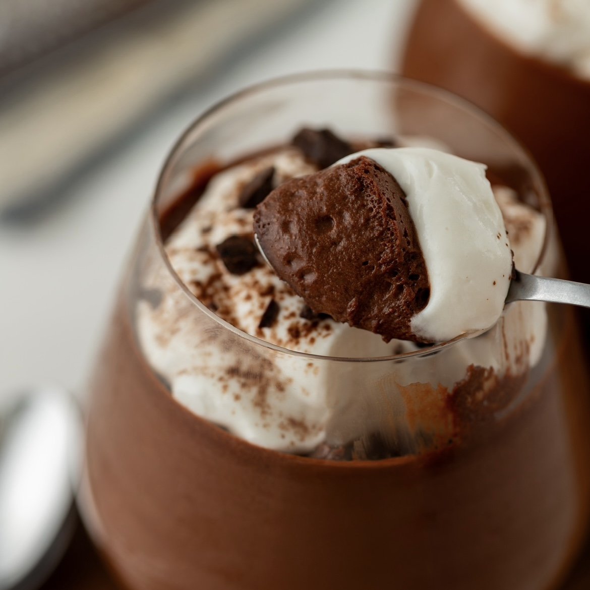Mousse de Chocolate Vegana