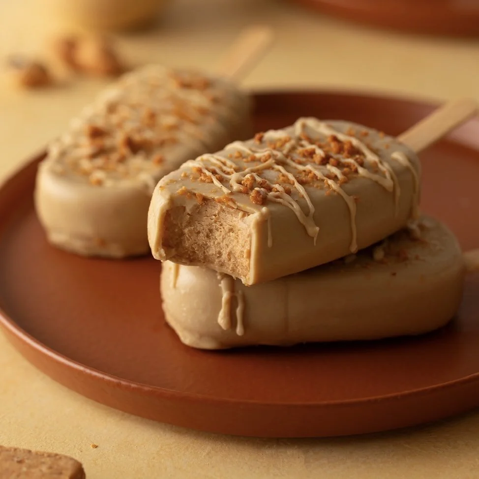 Picolé de Paçoca Vegano