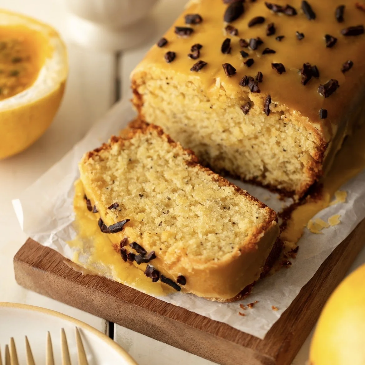 Bolo de Maracujá Vegano