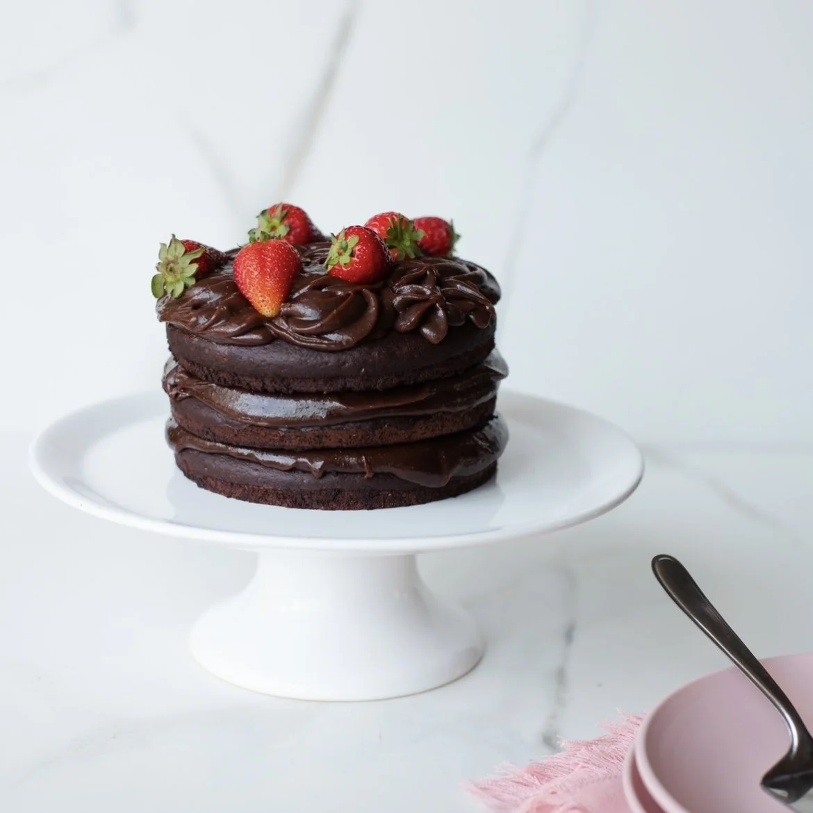 Naked Cake de Chocolate Vegano