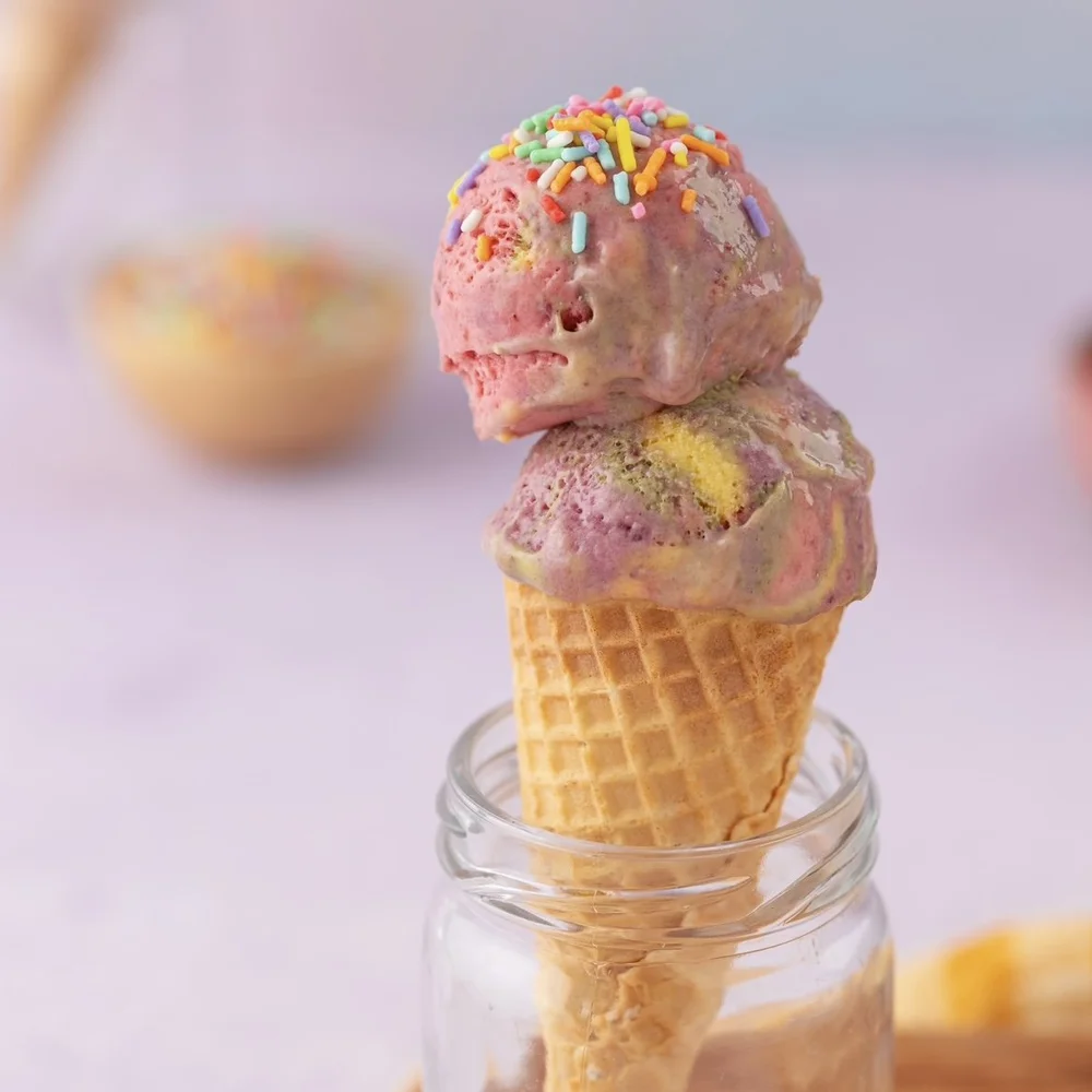 Sorvete de Tutti Frutti Vegano