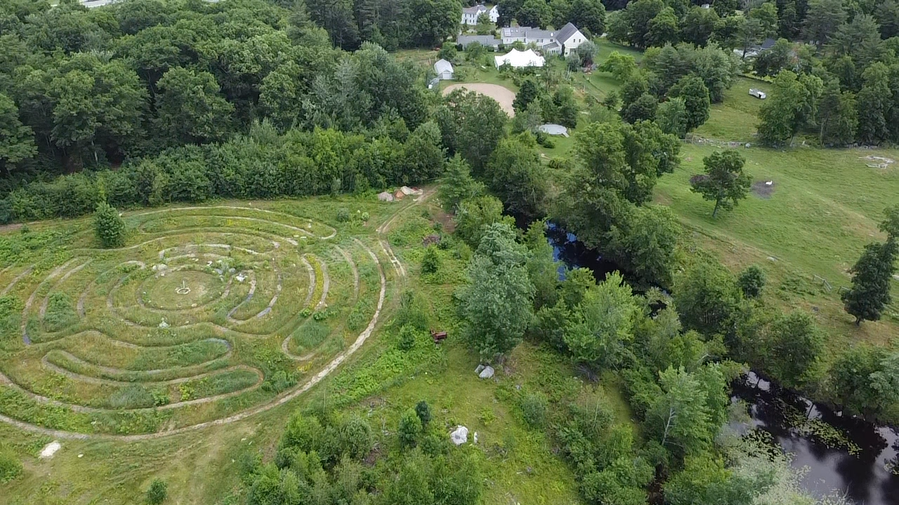 At field to fork farm you'll find a large walkable labyrinth. Made to commune with nature, enjoy its grasses, flowers and healing properties
