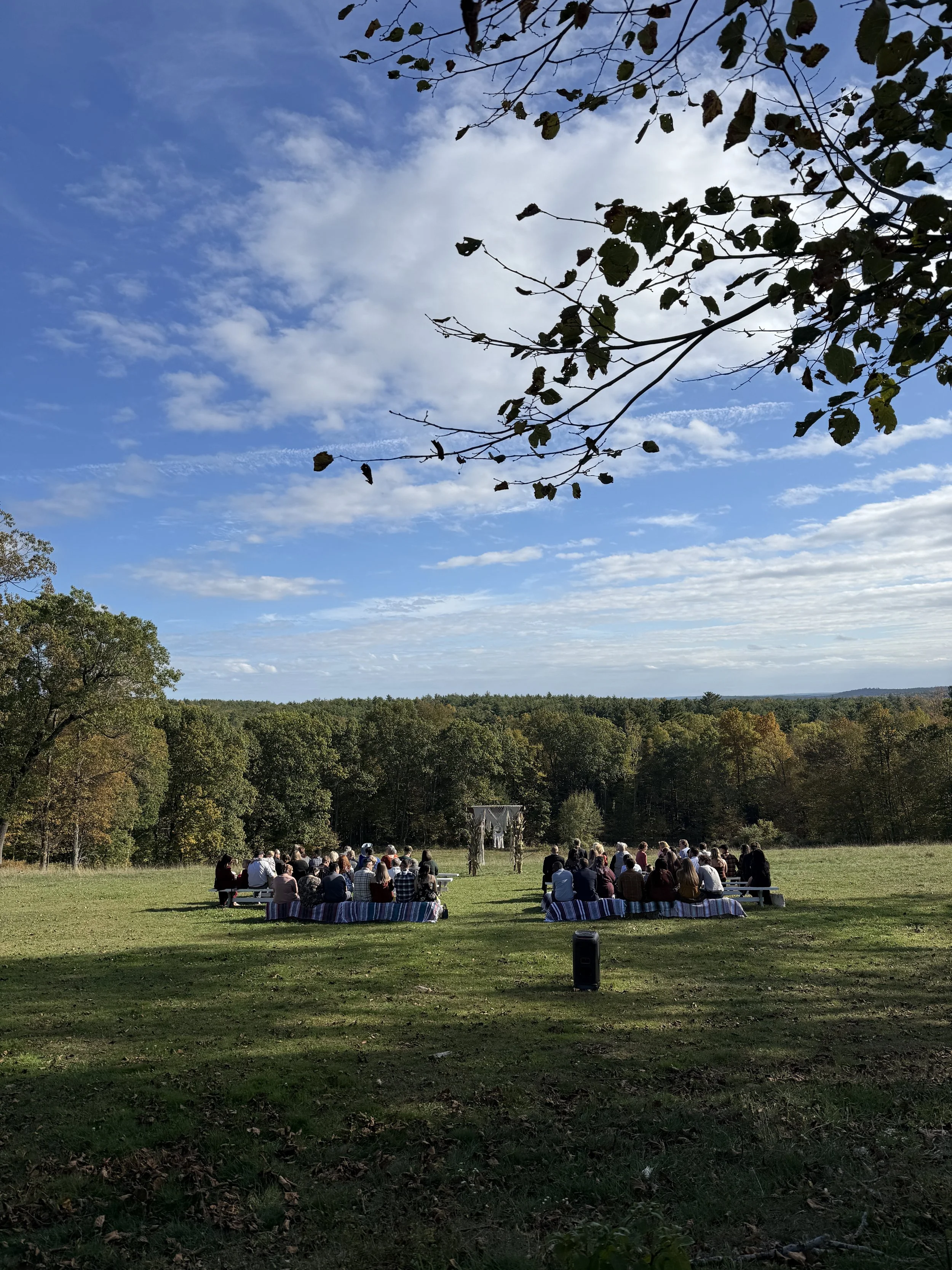 Summer Wedding on the south field