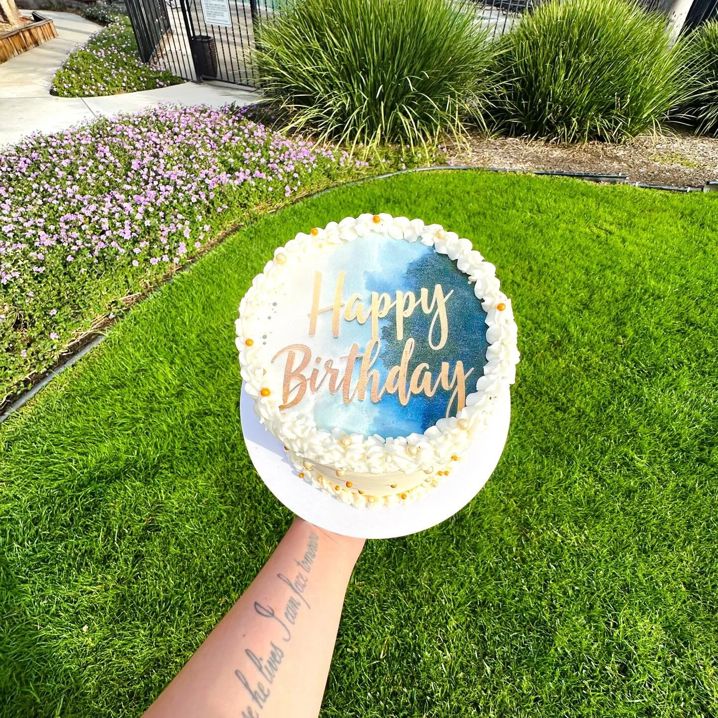 Burn cakes 6in three layers