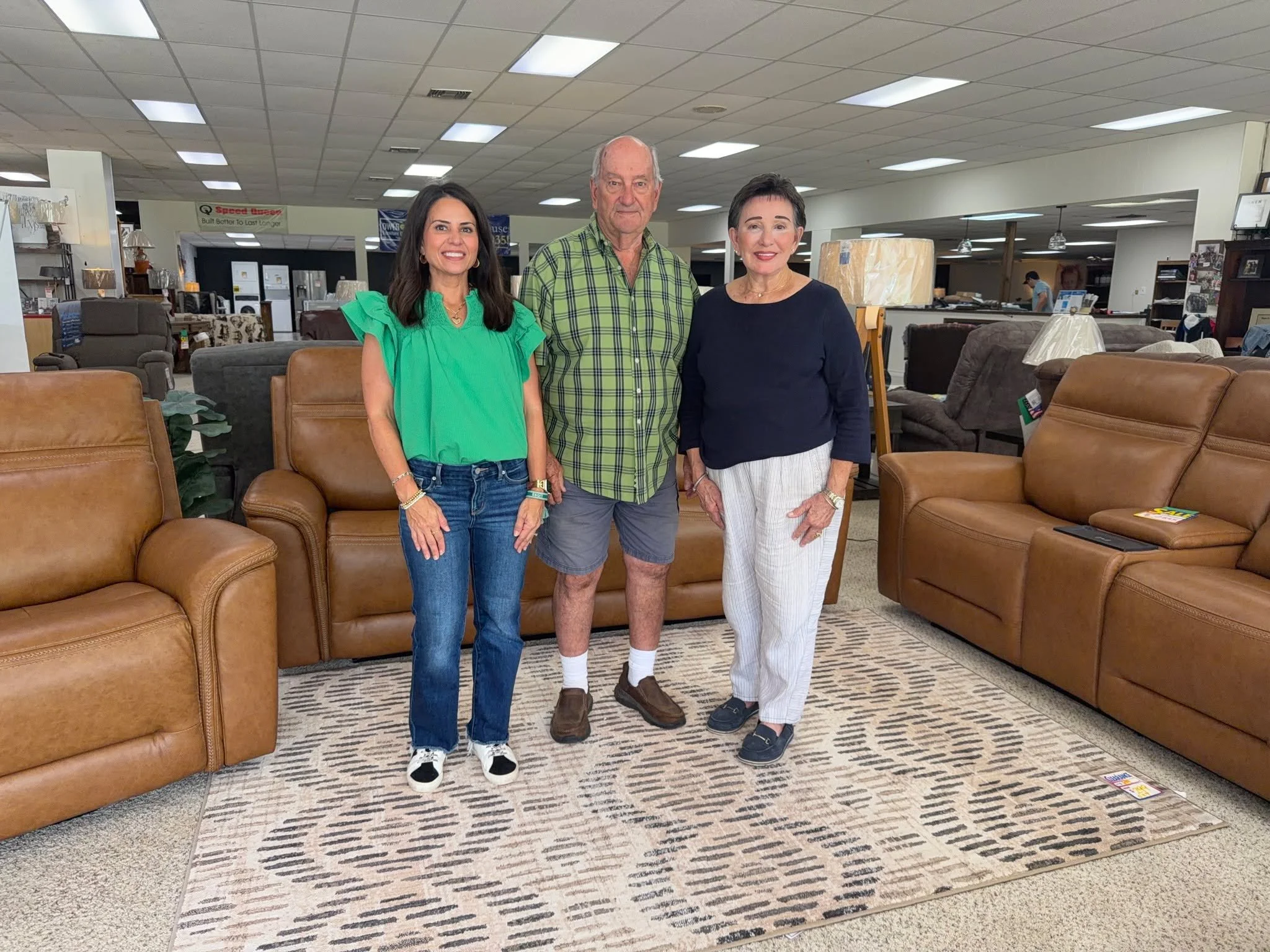 When you shop Owen Furniture, you're not supporting some far-away company. ❤️

You're supporting a business that's been part of Livingston for 91 years.

You're supporting local jobs.

You're supporting a family that shops at the same stores, eats at