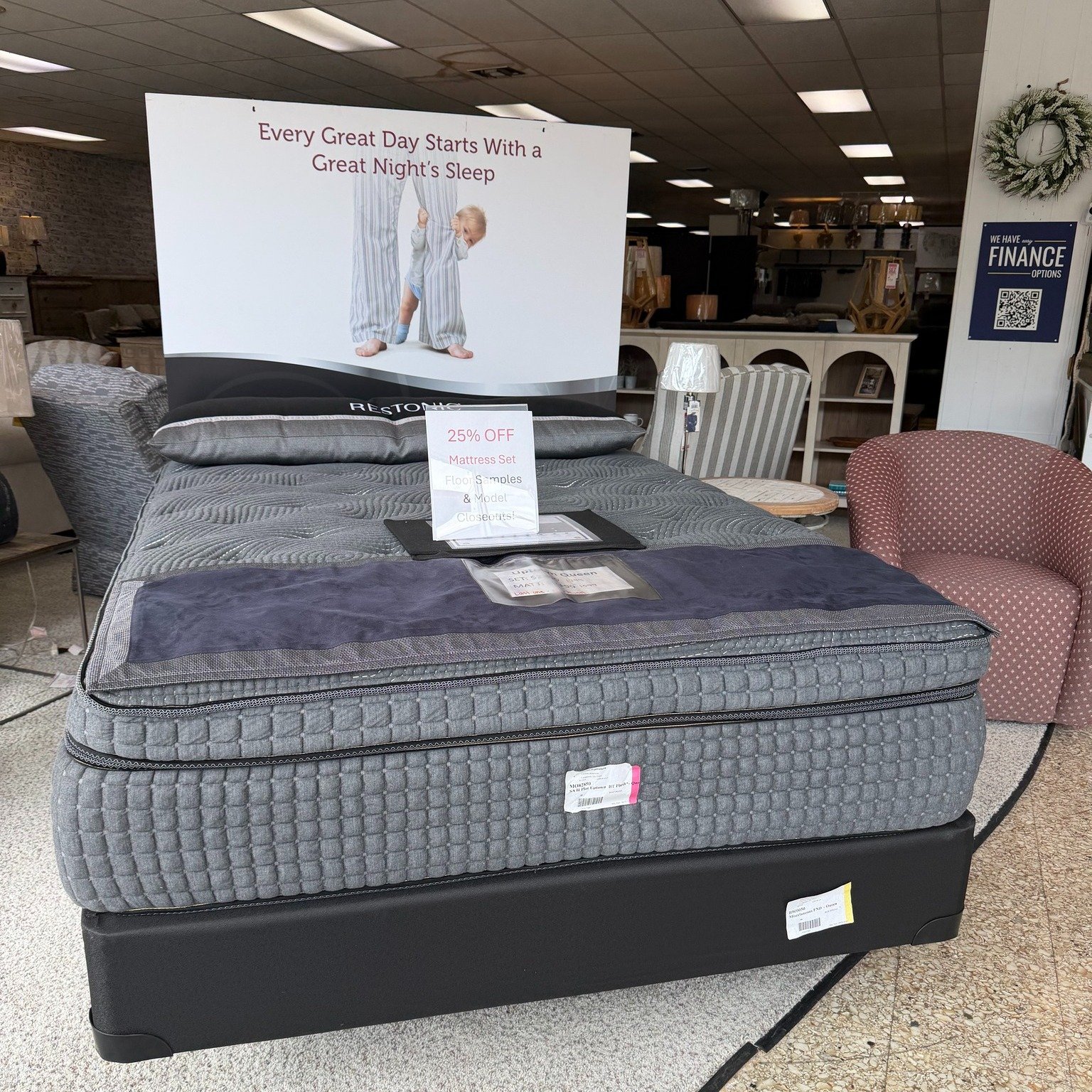 😴 TIME FOR A BETTER NIGHT'S SLEEP?

Right now, select mattress closeouts &amp; floor models are 25% OFF!

Come in, try them out and find the one that feels right.

But don't wait &mdash; these are limited!

📍 Owen Furniture | Livingston
Making Your