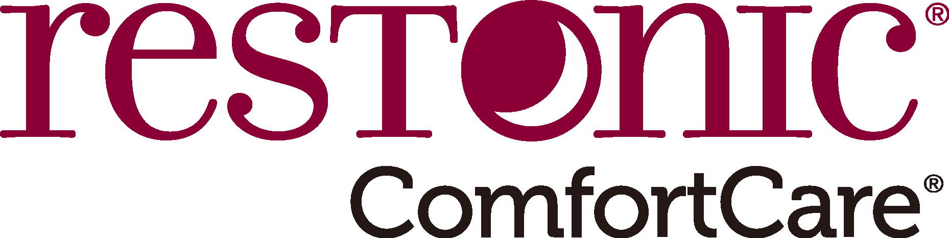 Resilient ComfortCare logo with text in maroon and black