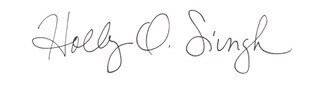 Signature of Holly O. Singh