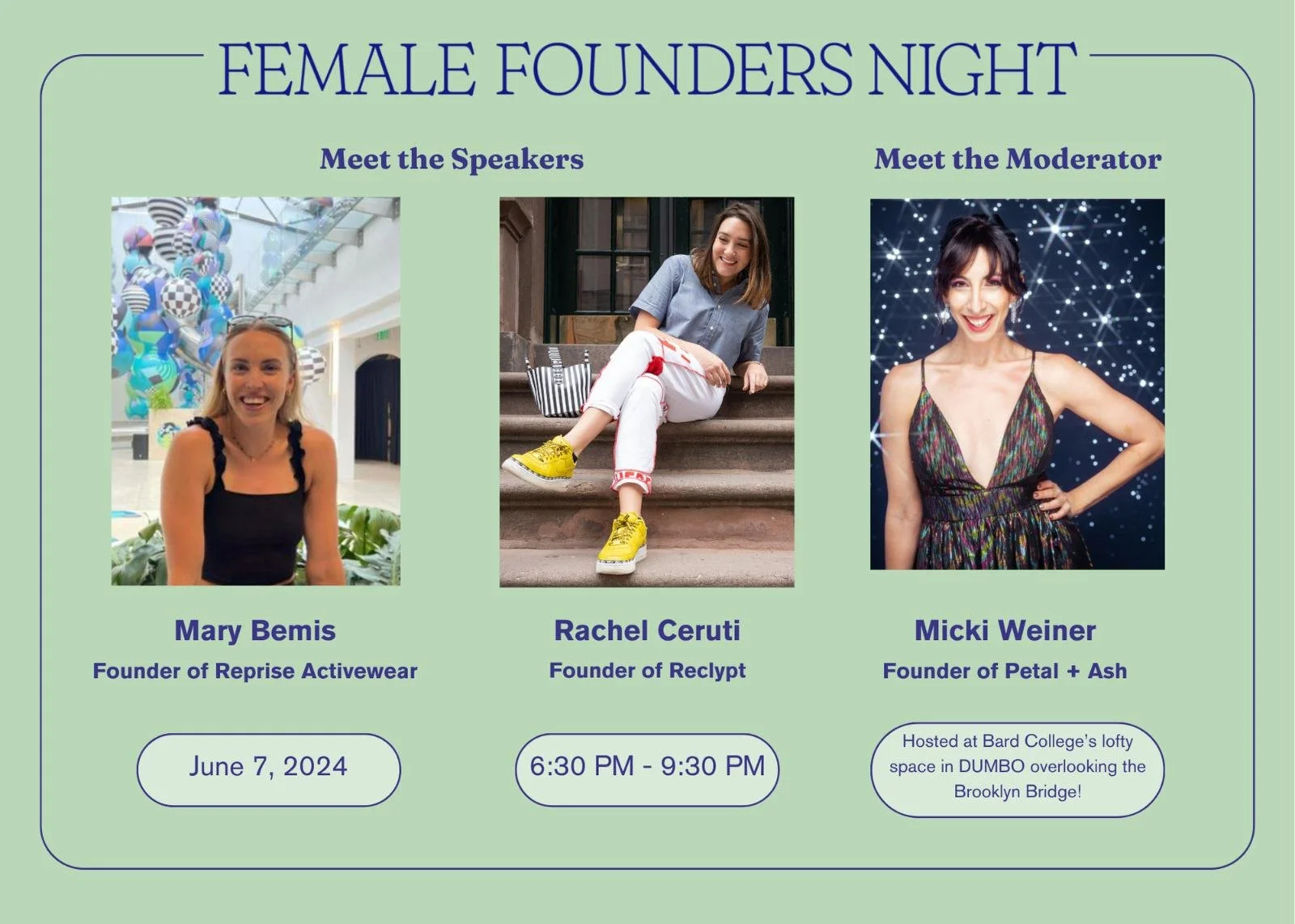 Panel: Female Founder's Night