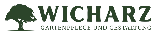 Logo mit einem Baum und dem Text 'WICH JA'.