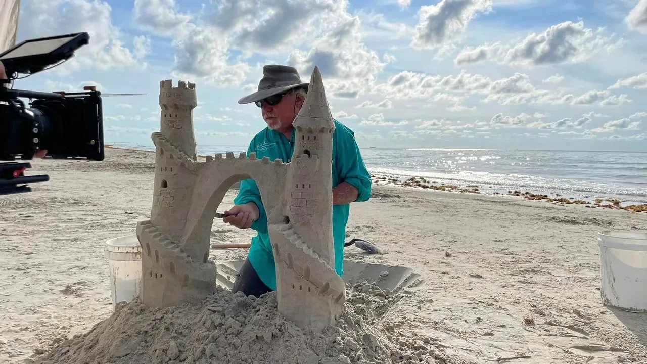 Port Aransas Sand Castle Guy 