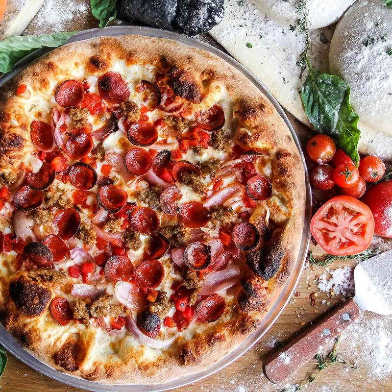 Dylan’s Coal Oven Pizza (family friendly, dine in or takeout)