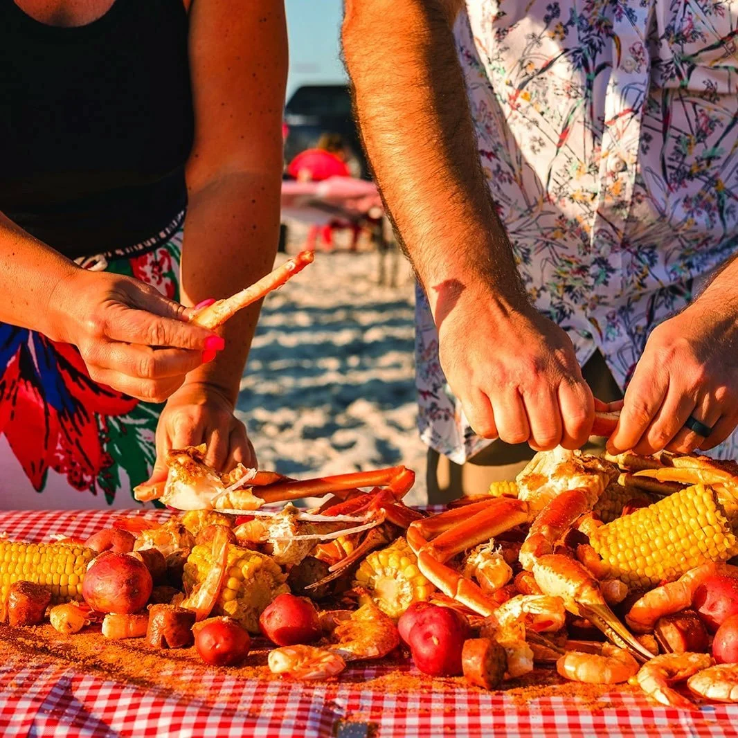 Rollin’ Tide Boil Co. (beach or backyard shrimp boil)