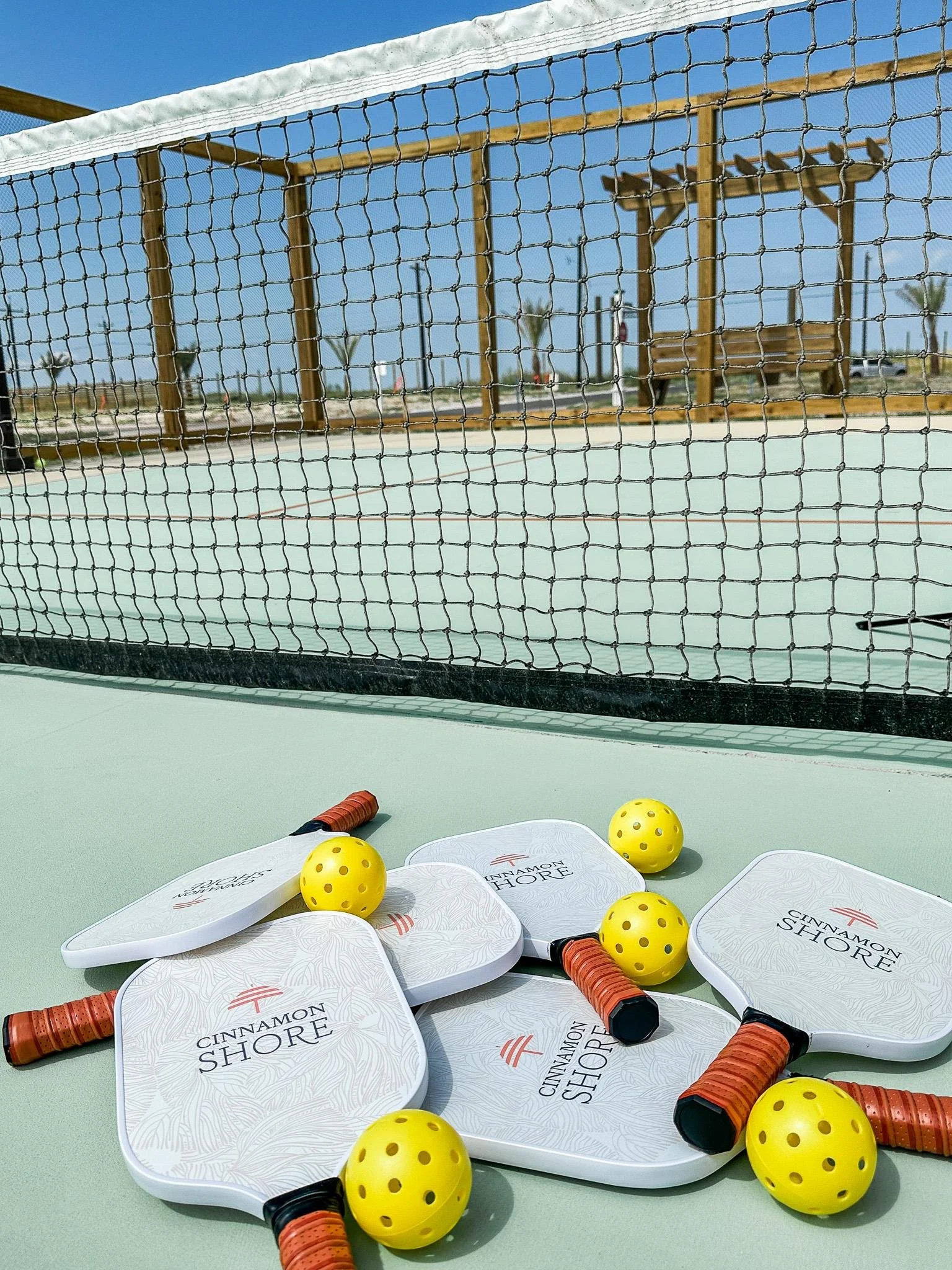 Basketball Court, Pickleball Courts and Pools at Cinnamon Shore South