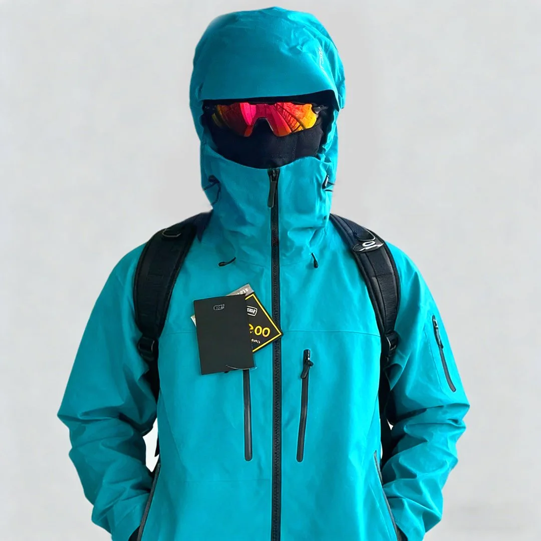 LakeBlue AP SV7 AR With Diy Logo Recco Underarm Openings Hardshell Jacket GORE-TEX Triple-proof Technology Outdoor Outerwear Windproof&Waterproof