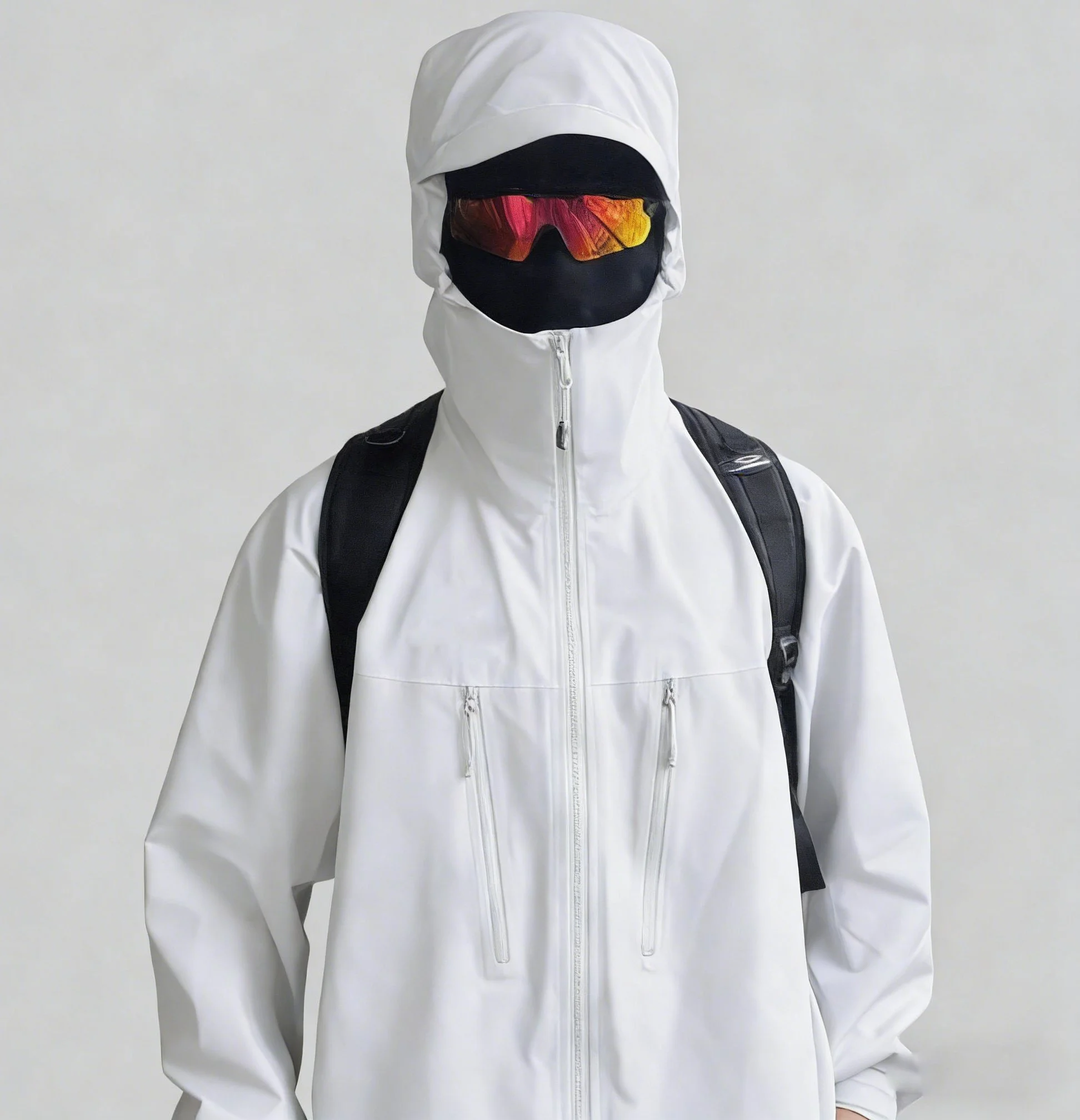 White With Diy Logo 7AR AP SV Recco Underarm Openings Hardshell Jacket GORE-TEX Triple-proof Technology Windproof Waterproof Outdoor Outerwear