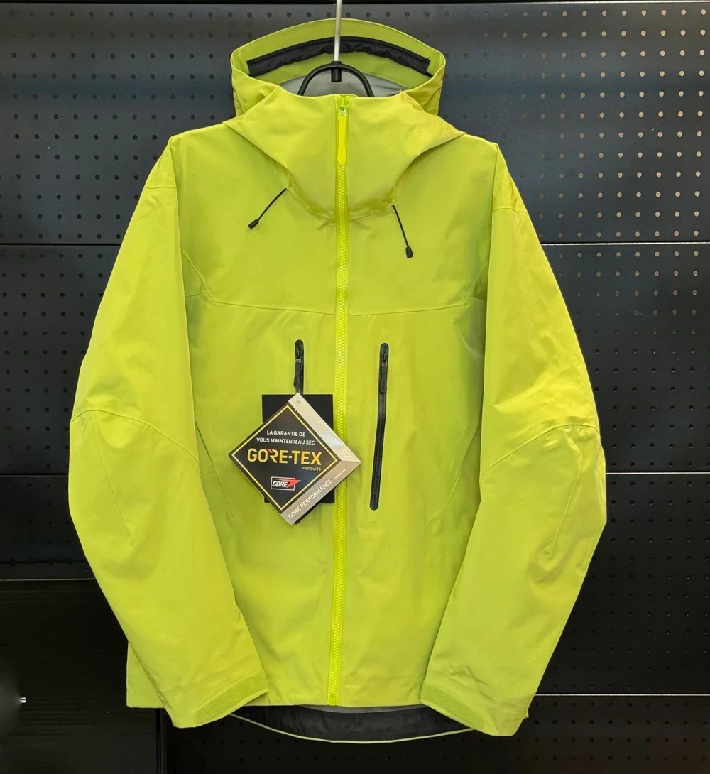 Black With Diy Logo Recco AR6 AP SV Hardshell Jacket Underarm Openings GORE-TEX Triple-proof Technology windproof Waterproof Outdoor Outerwear