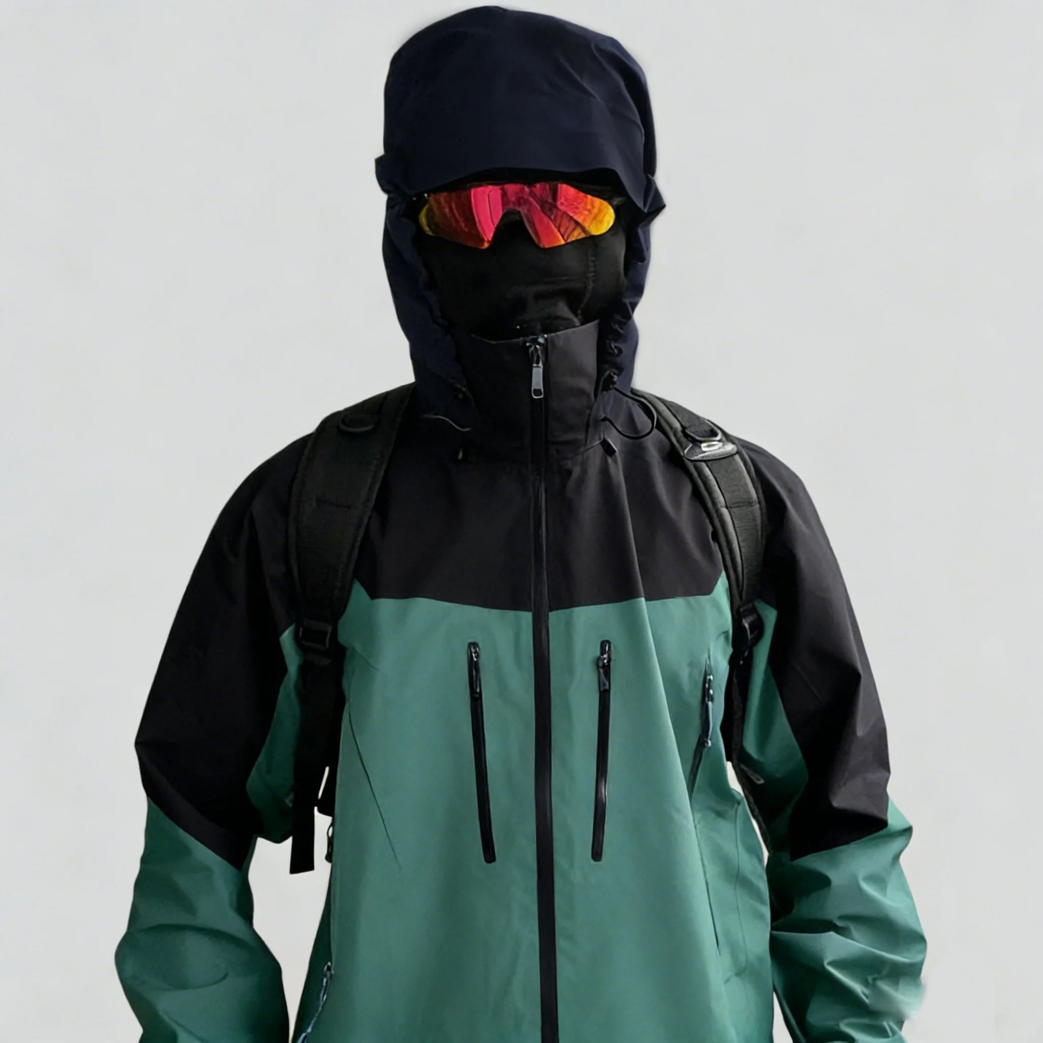 Blackgreen AR SV AP7 With Diy Logo Recco Hardshell Jacket Underarm Openings Windproof Waterproof GORE-TEX Triple-proof Technology Outerwear Mountaineer Outdoor