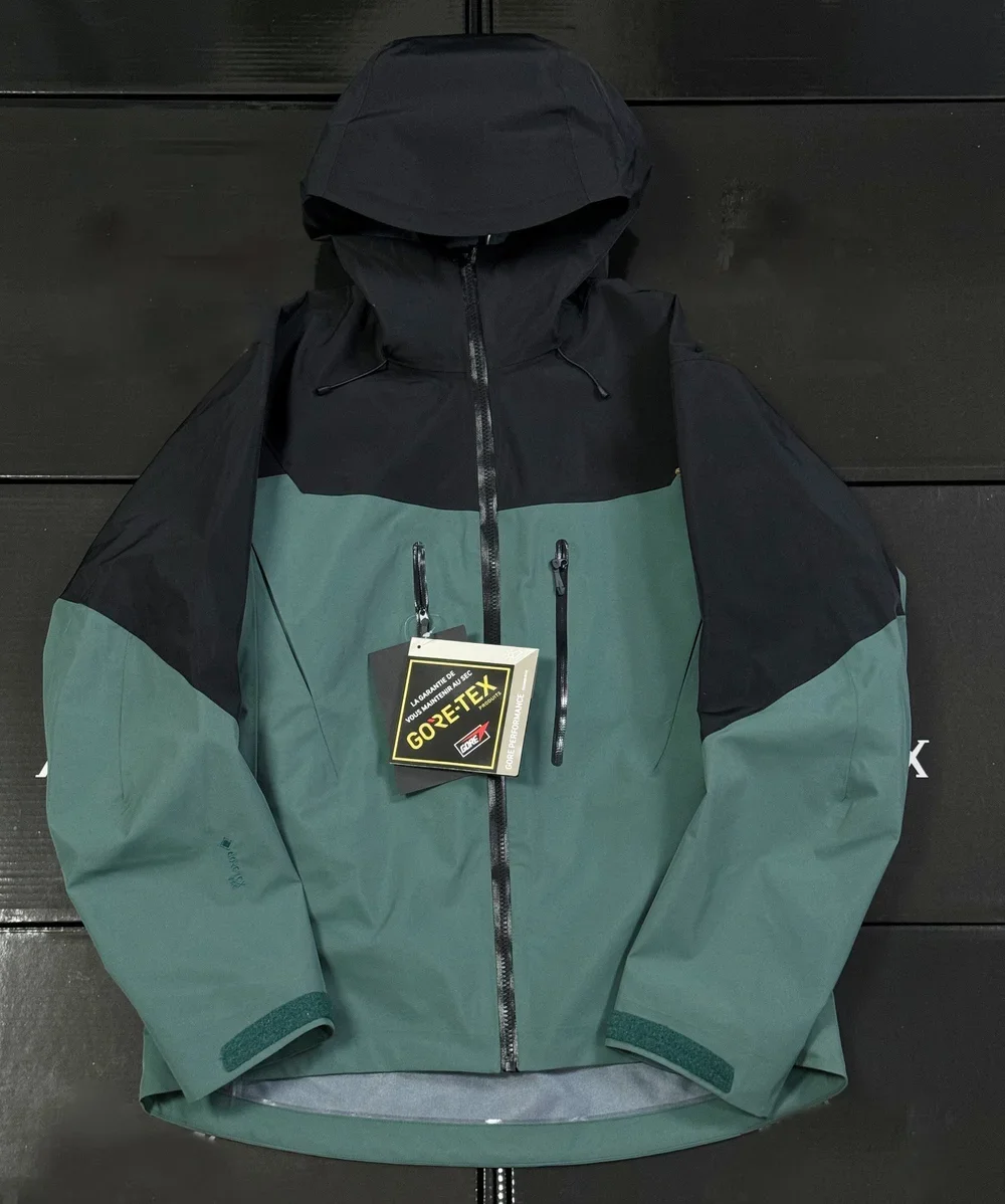 Blackgreen AR SV AP7 With Diy Logo Recco Hardshell Jacket Underarm Openings Windproof Waterproof GORE-TEX Triple-proof Technology Outerwear Mountaineer Outdoor