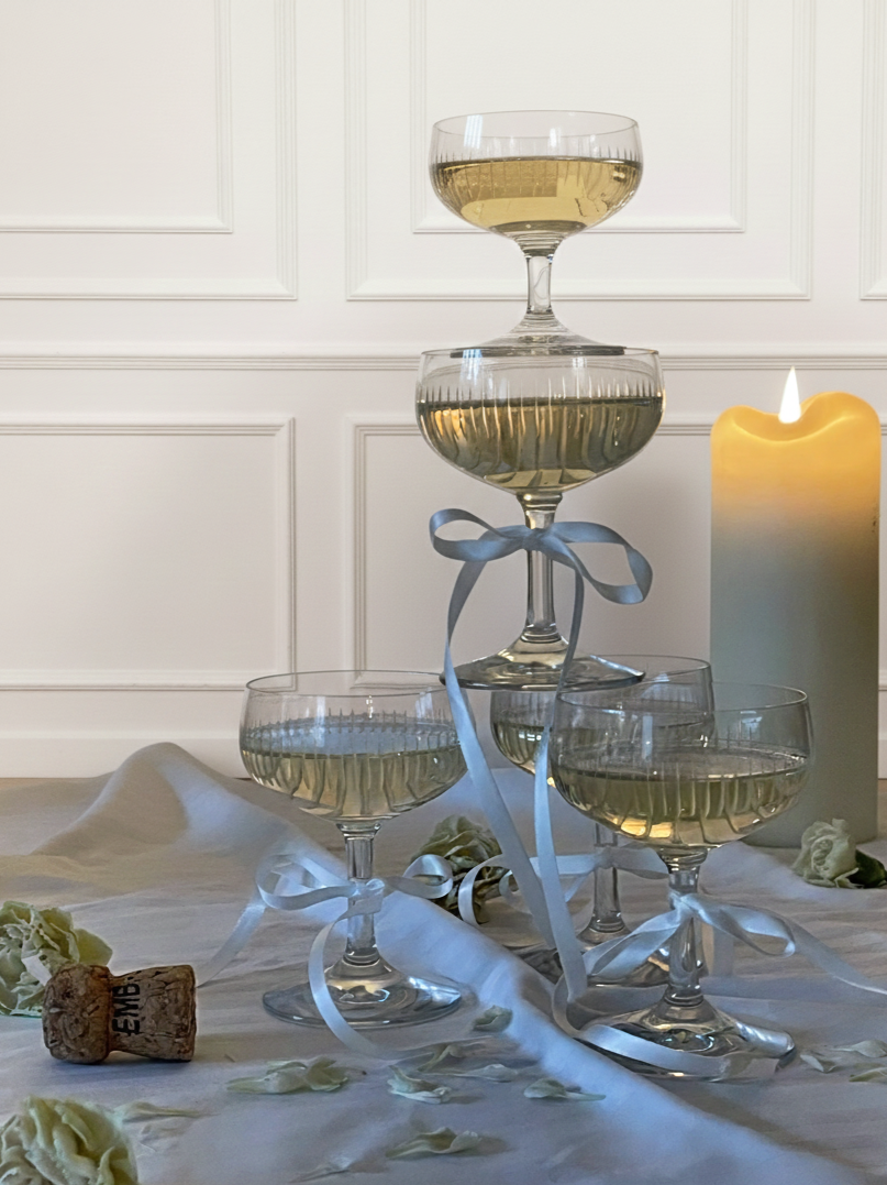 Nachtmann Kristallen Coupes - set van 6