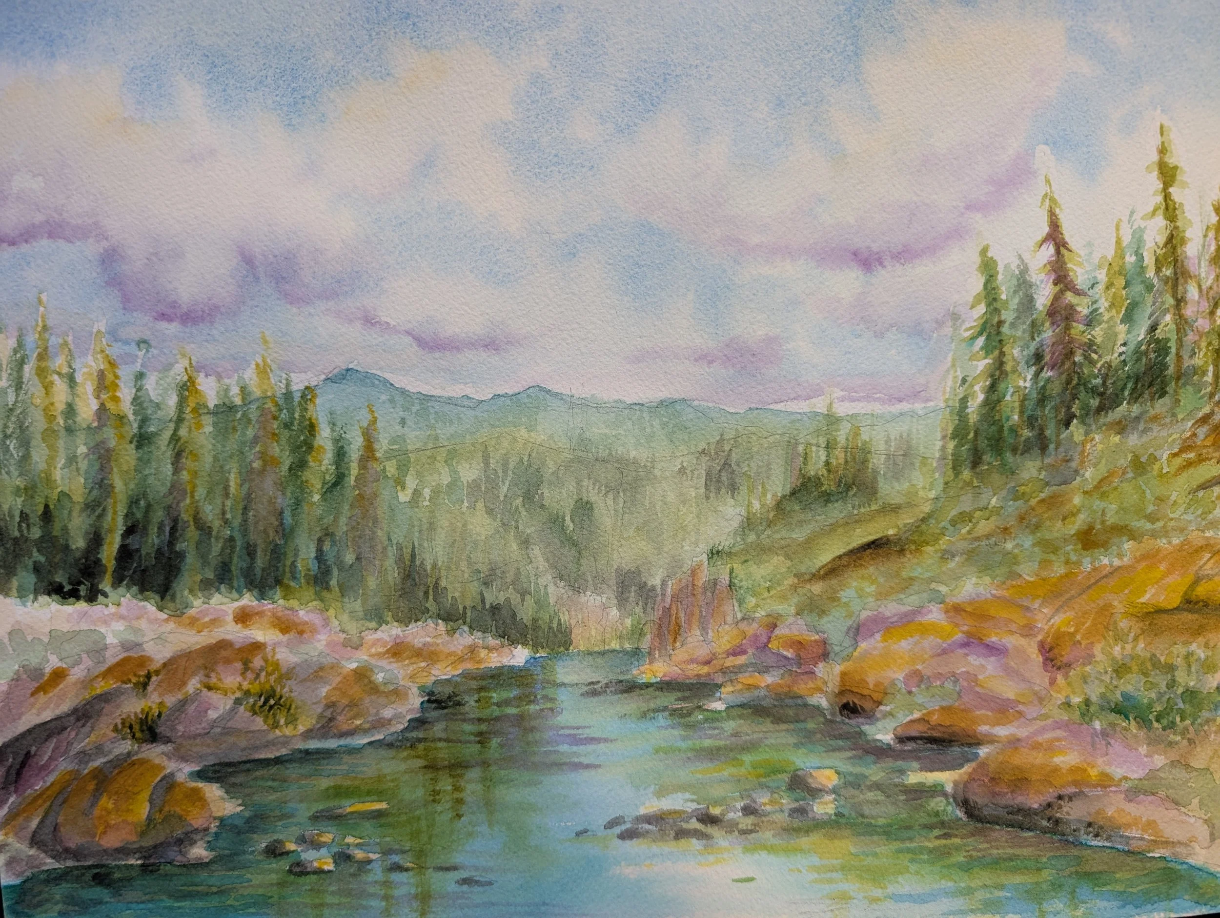 "Nanaimo river"  (Original)