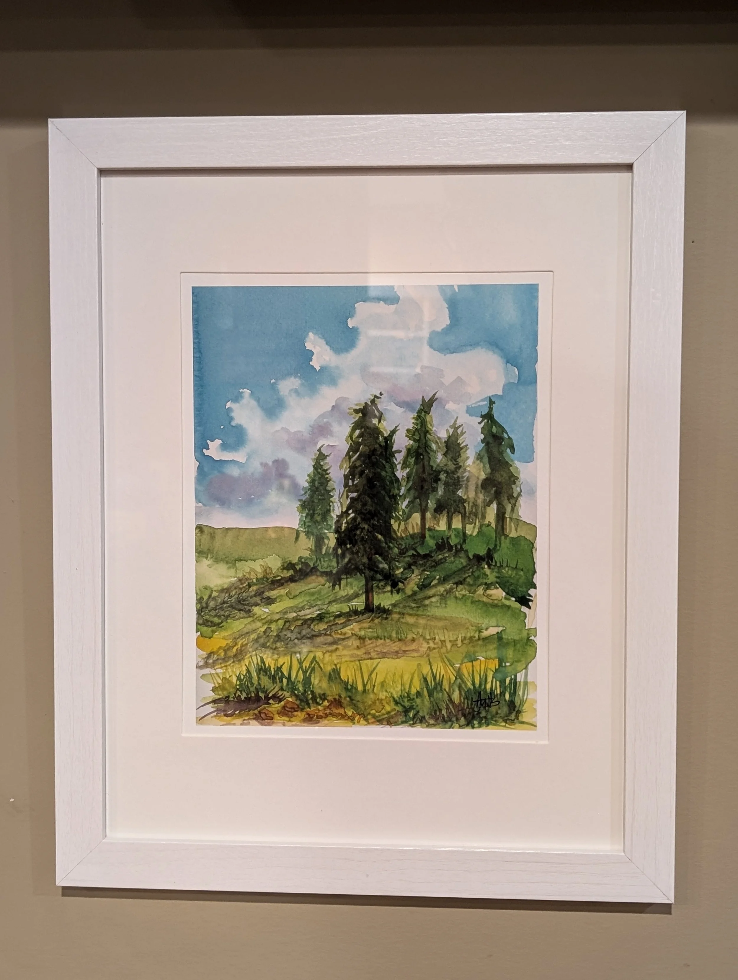 In the alpine (print)