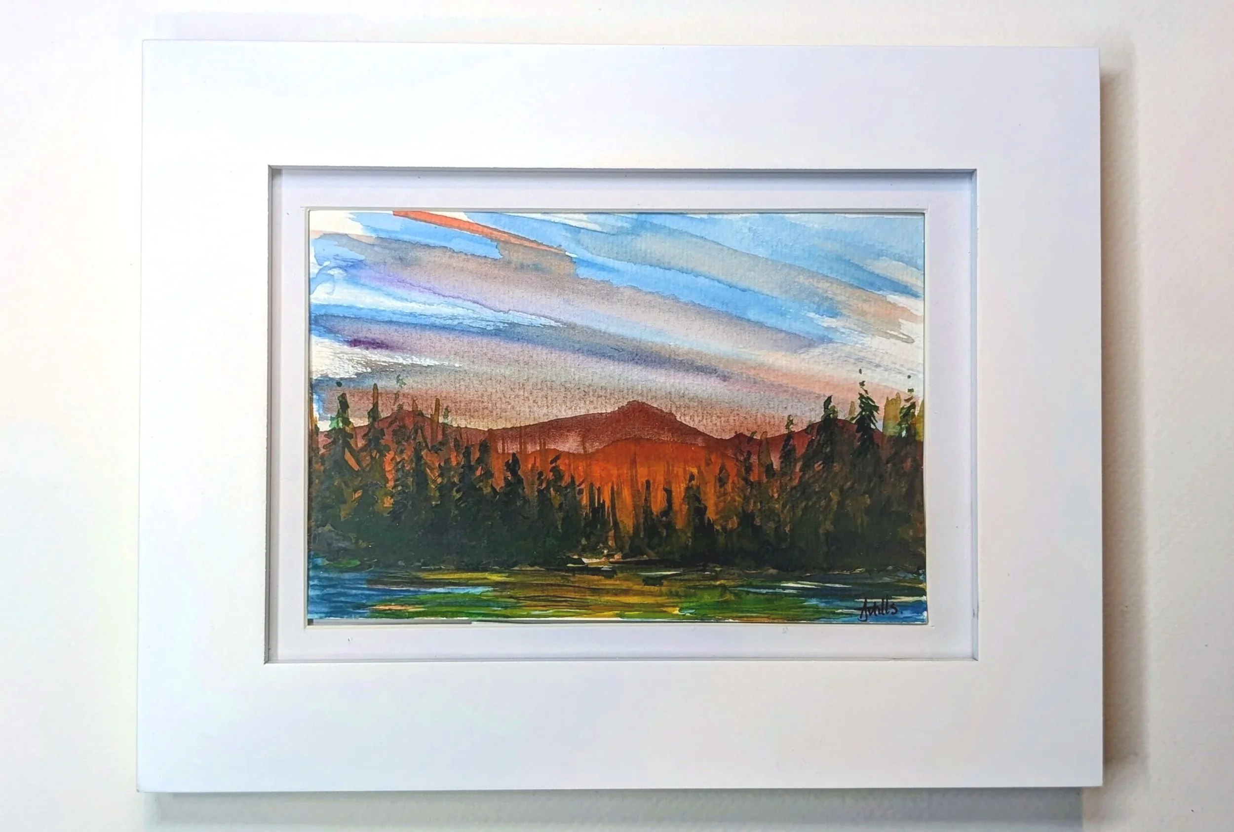 "Desolation sound sunset"  (Original)