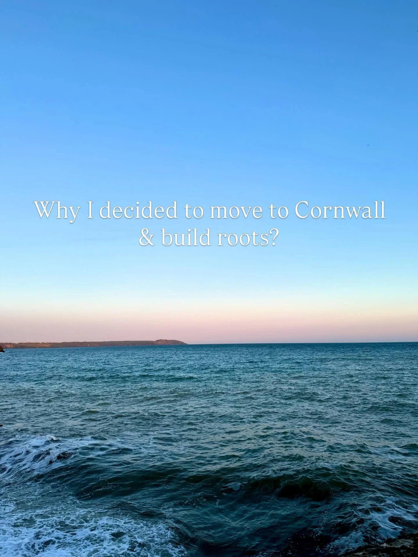 I didn&rsquo;t move to Cornwall just for the views&hellip;

(although they definitely help 🌊)

I moved because I wanted something magic!✨ 
A slower pace, a stronger sense of community and a life that actually feels aligned with what I&rsquo;m buildi
