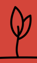 An abstract outline icon with diagonal lines within a circle shape.