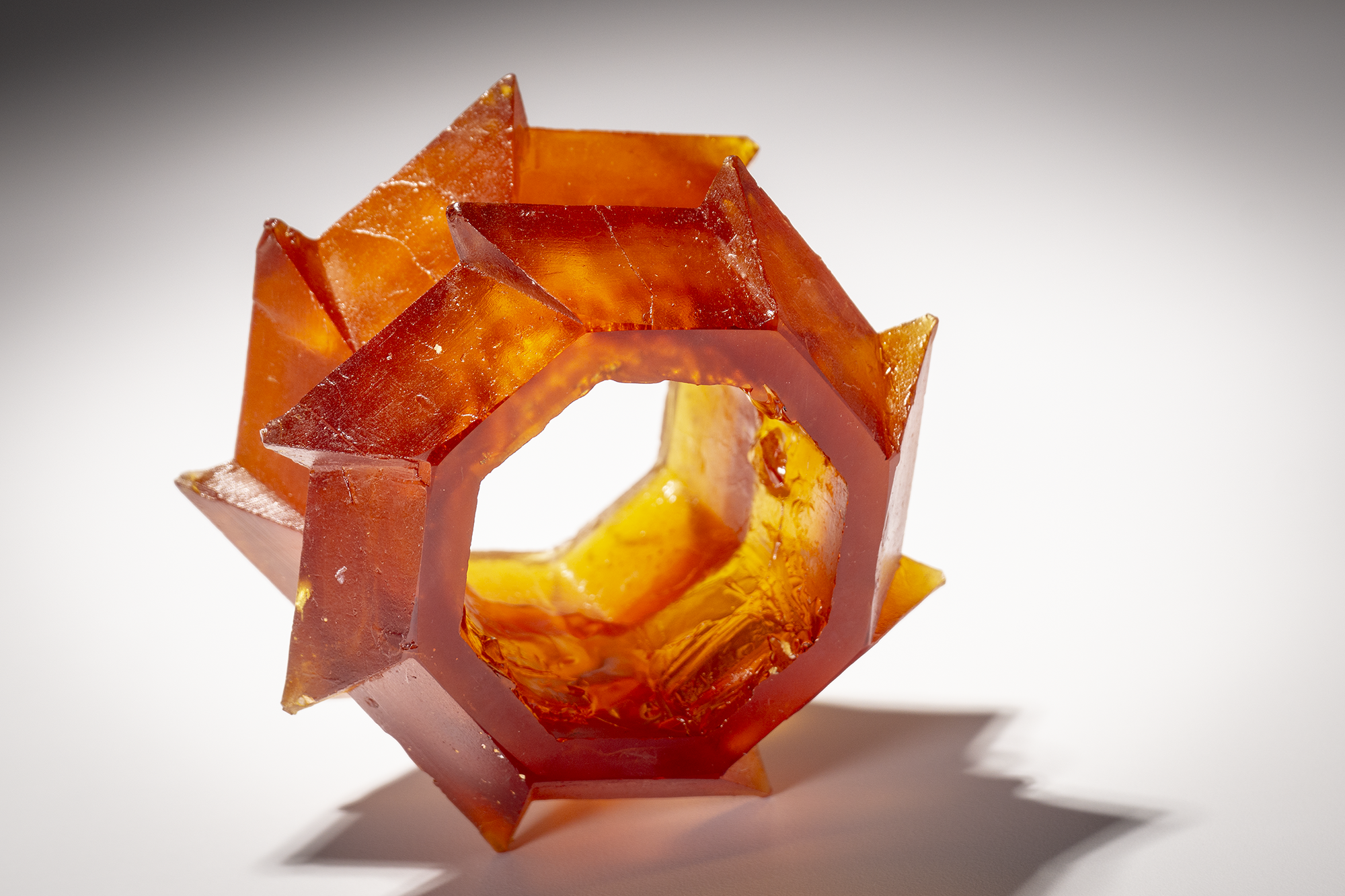 Turbine 2024 Kiln cast glass 5in x 5in x 4in