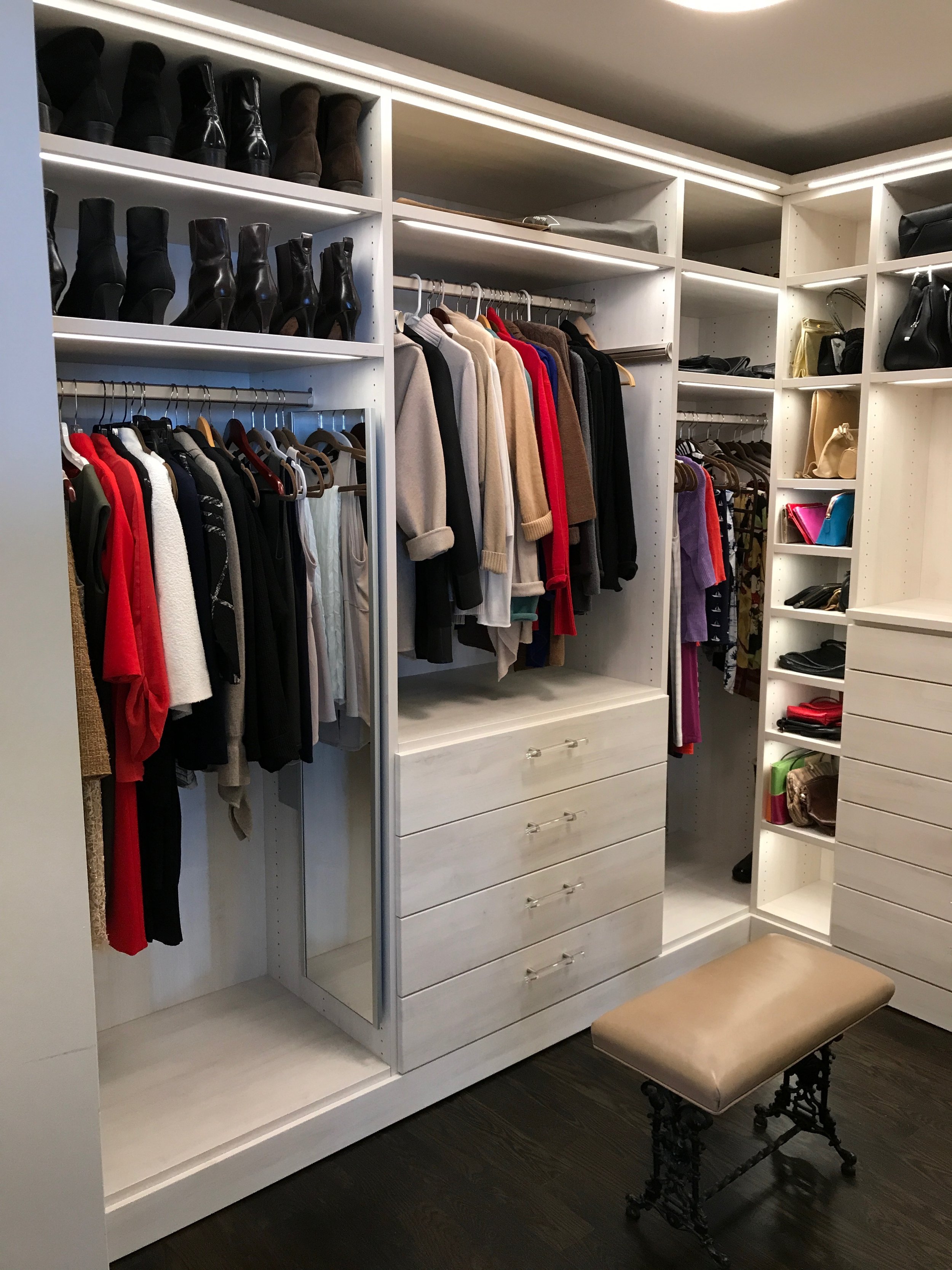 After | Closet organization project in Rochester Minnesota