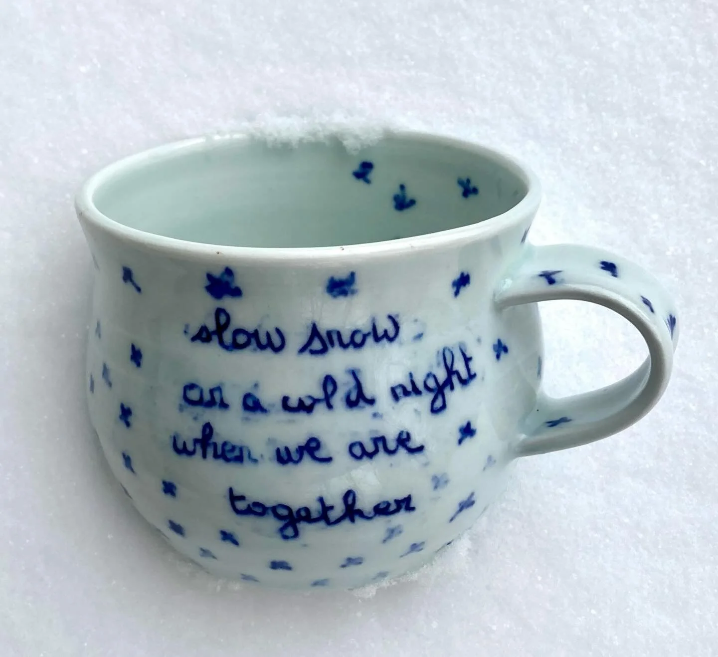 English porcelain, Mishima, gas, cone ten.