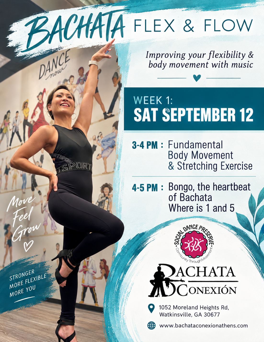 Bachata FLEX &amp; FLOW (WEEK 4) 